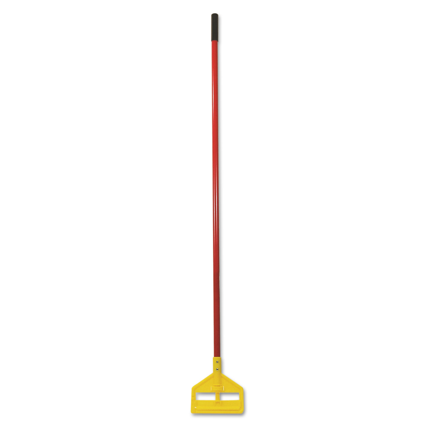  Rubbermaid Commercial FGH14600RD00 Invader Fiberglass Side-Gate Wet-Mop Handle, 60, Red/Yellow (RCPH146RED) 