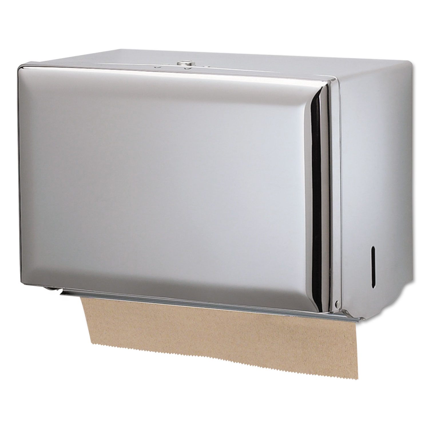Singlefold Paper Towel Dispenser, Chrome, 10 3/4 x 6 x 7 1/2