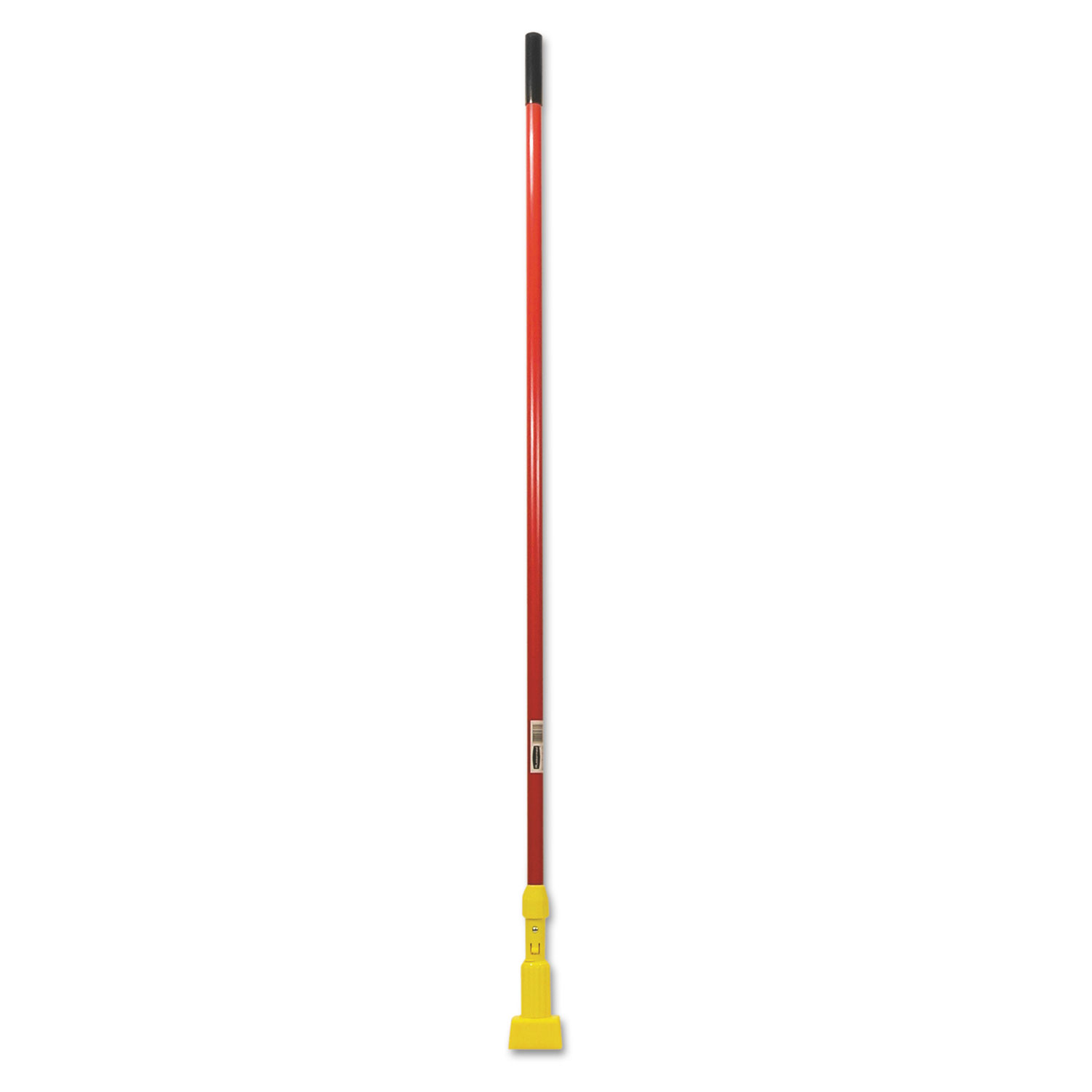 Gripper Fiberglass Mop Handle, 60, Red/Yellow