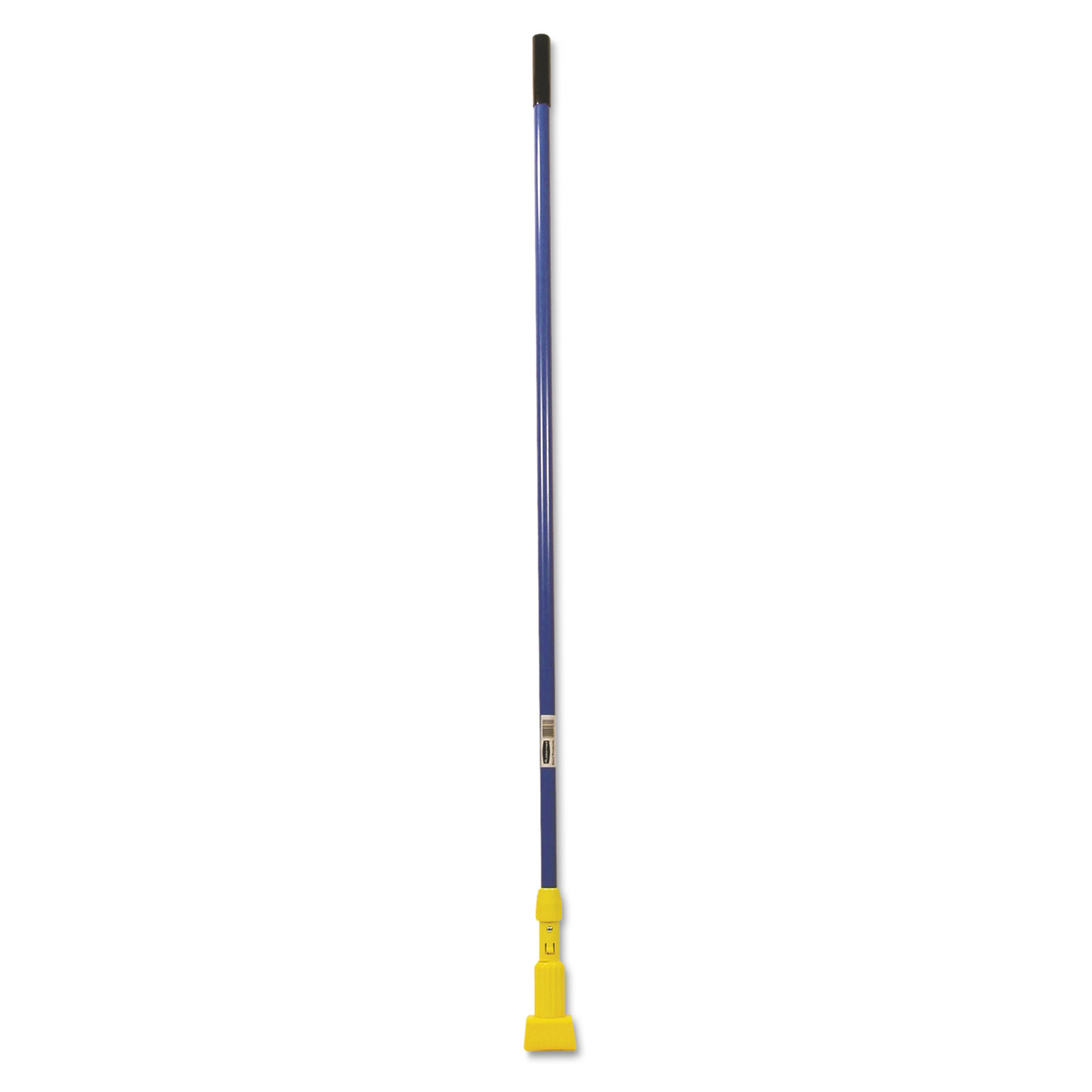 Rubbermaid Commercial FGH24600BL00 Gripper Fiberglass Mop Handle, 60, Blue/Yellow (RCPH246BLU) 
