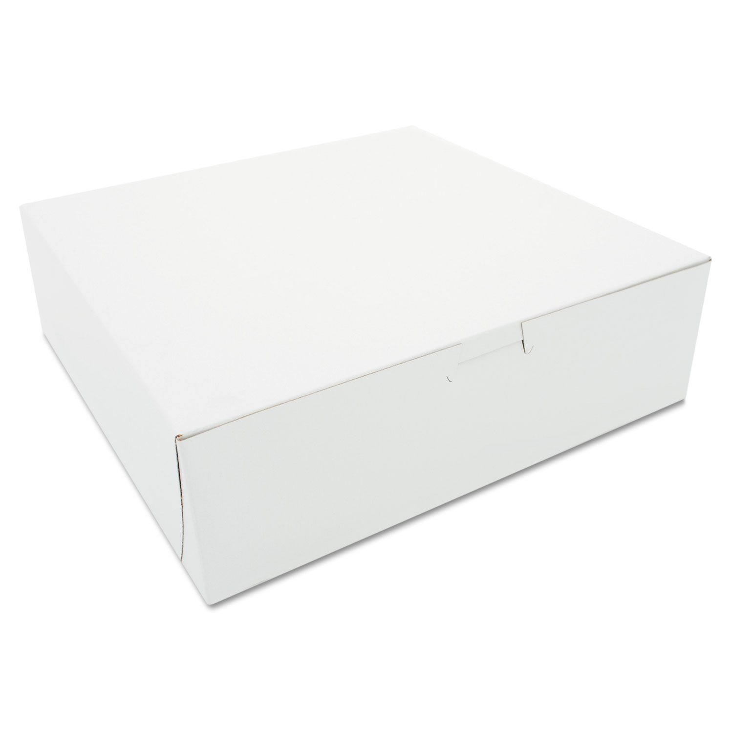  SCT SCH 0971 Tuck-Top Bakery Boxes, 10w x 10d x 3h, White, 200/Carton (SCH0971) 
