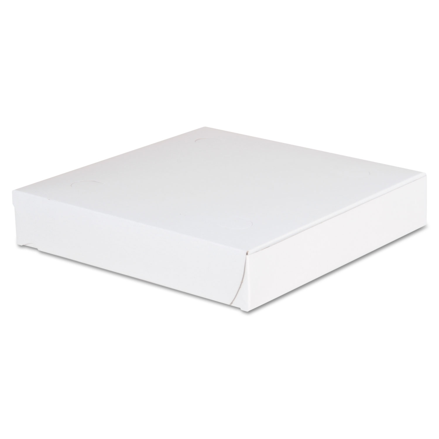  SCT 1401 Lock-Corner Pizza Boxes, 8 x 8 x 1 1/2, White, 100/Carton (SCH1401) 