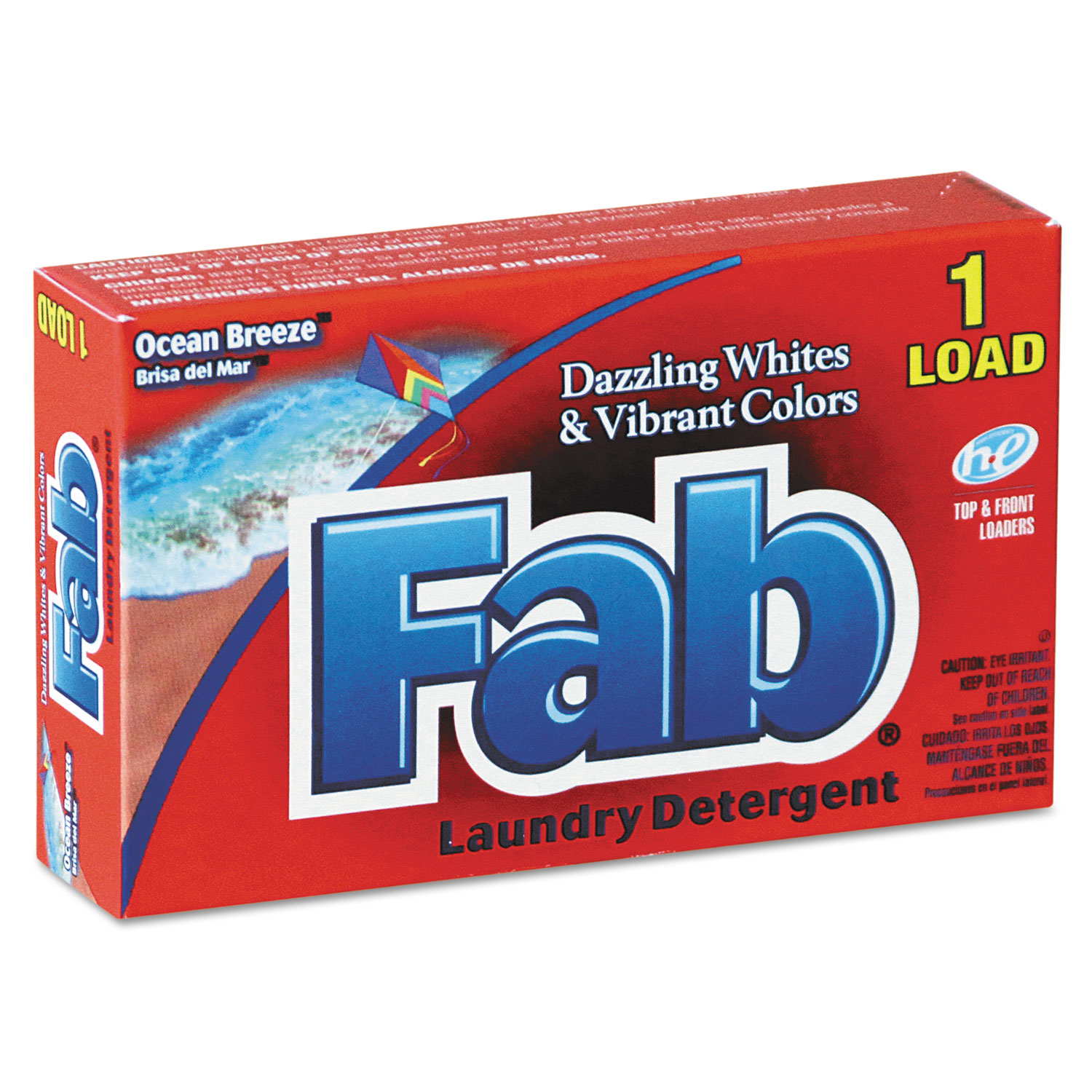 Fab VEN 035690 Dispenser-Design HE Laundry Detergent Powder, Ocean Breeze, 1oz Box (VEN035690) 