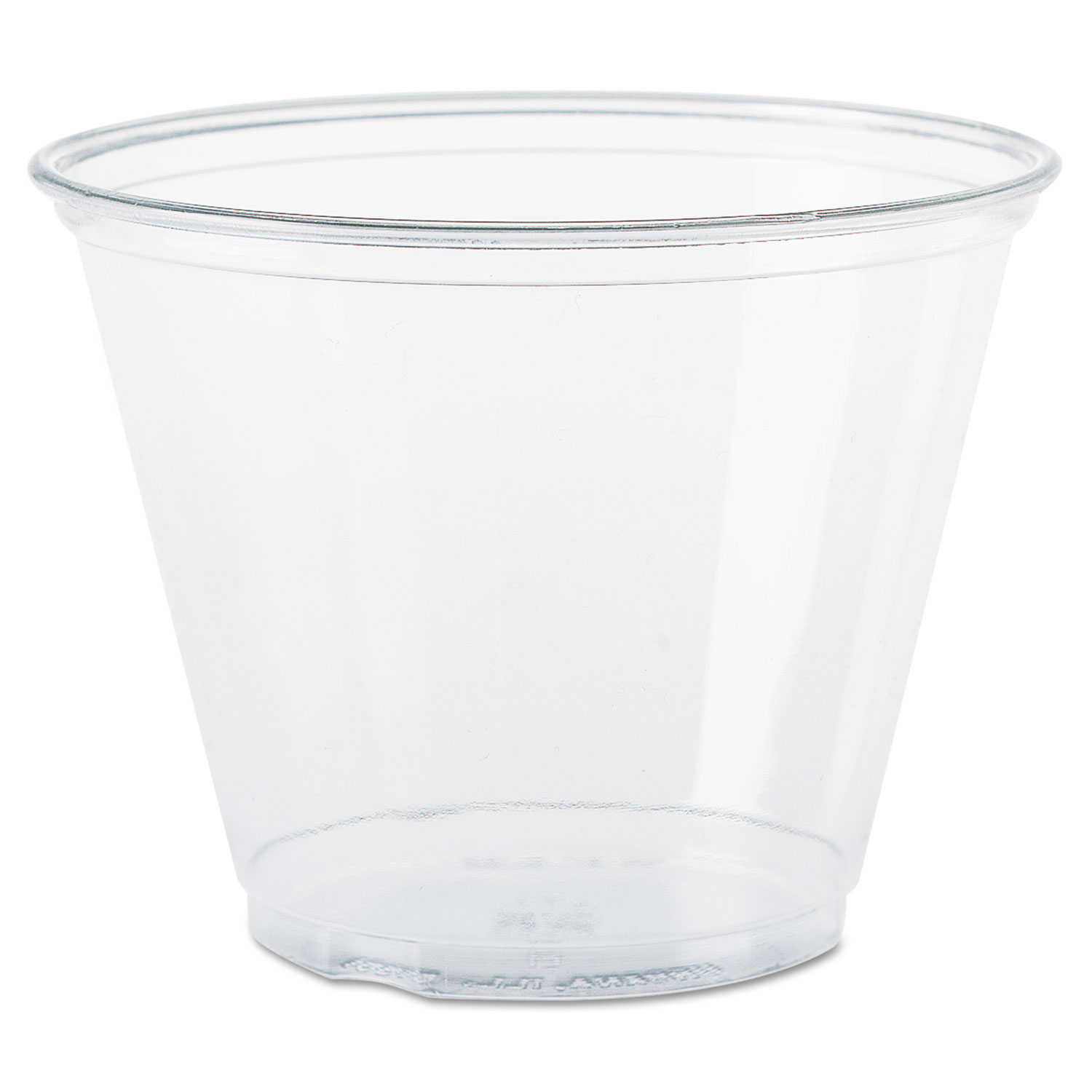  12oz Crystal Clear Plastic Cups With Dome lids and Paper Straws  - For Summary Beverage (50) : Health & Household