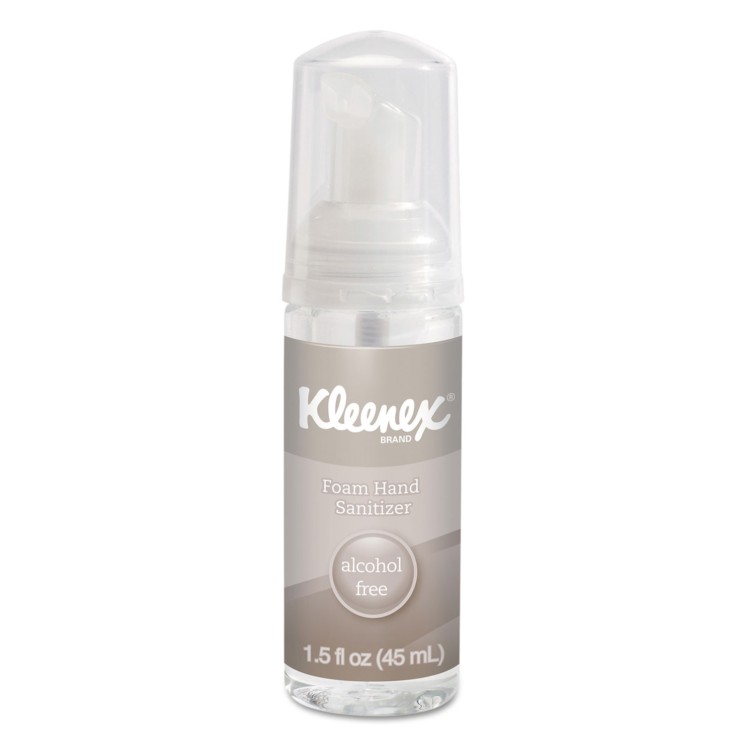 Kleenex 34136 Alcohol-Free Foam Hand Sanitizer, 1.5 oz, Clear, 24/Carton (KCC34136) 