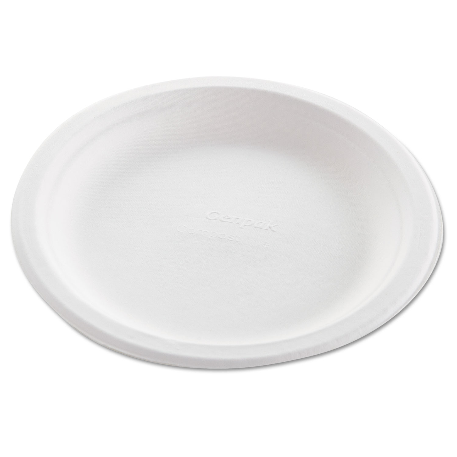  Genpak HF809--- Harvest Fiber Dinnerware, Plate, 8 3/4 Diameter, Natural White, 50/Pack, 10/CT (GNPHF809) 