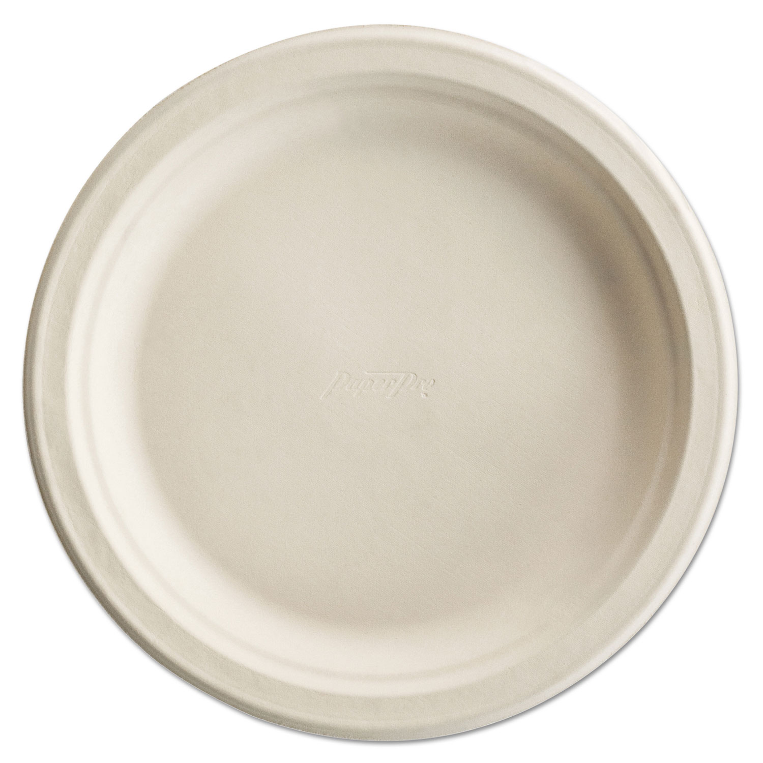Paper Pro Round Plates, 8 3/4 Inches, White, 125/Pack