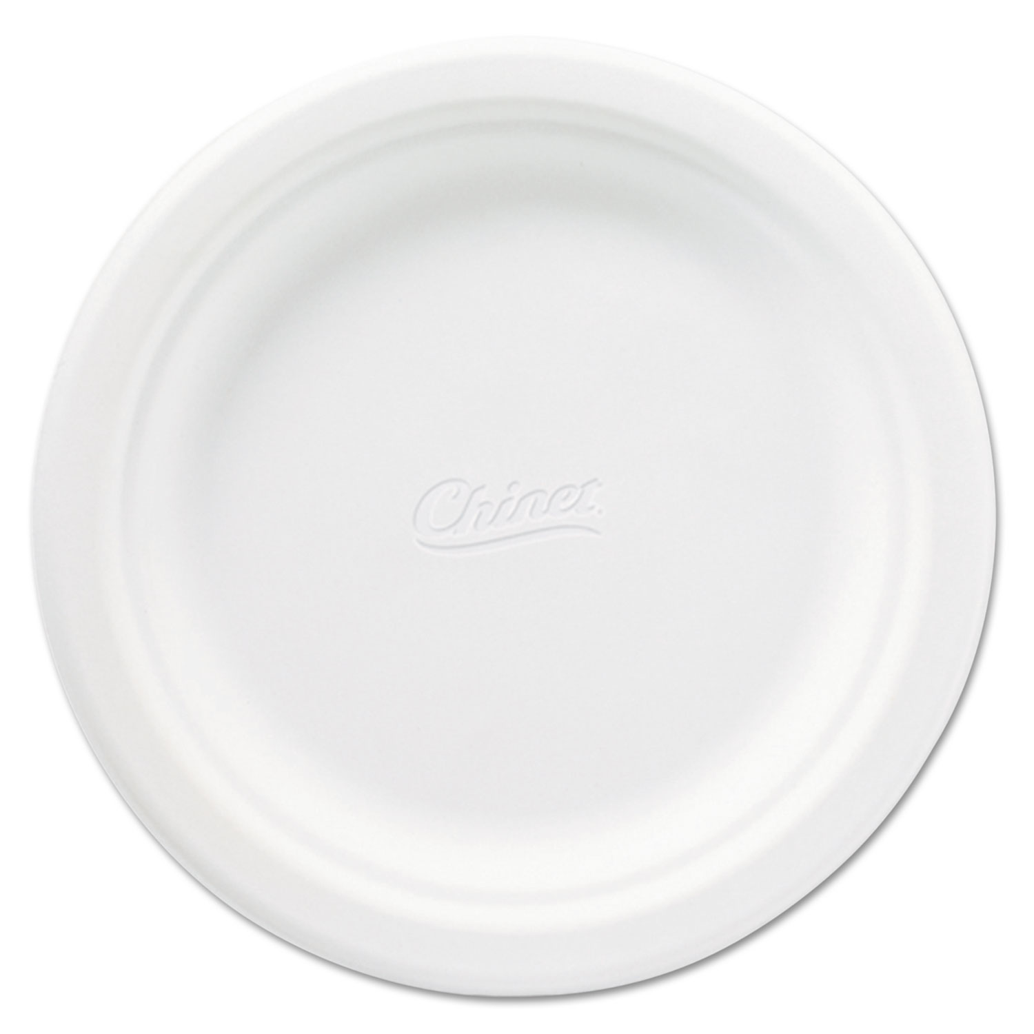  Chinet 21226 Classic Paper Plates, 6 3/4 Inches, White, Round, 125/Pack (HUH21226CT) 
