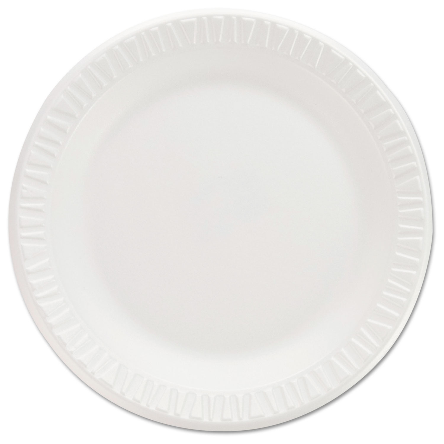  Dart 7PWCR Non-Laminated Foam Dinnerware, Plates, 7Diameter, White,125/Pack,8/Carton (DCC7PWCR) 