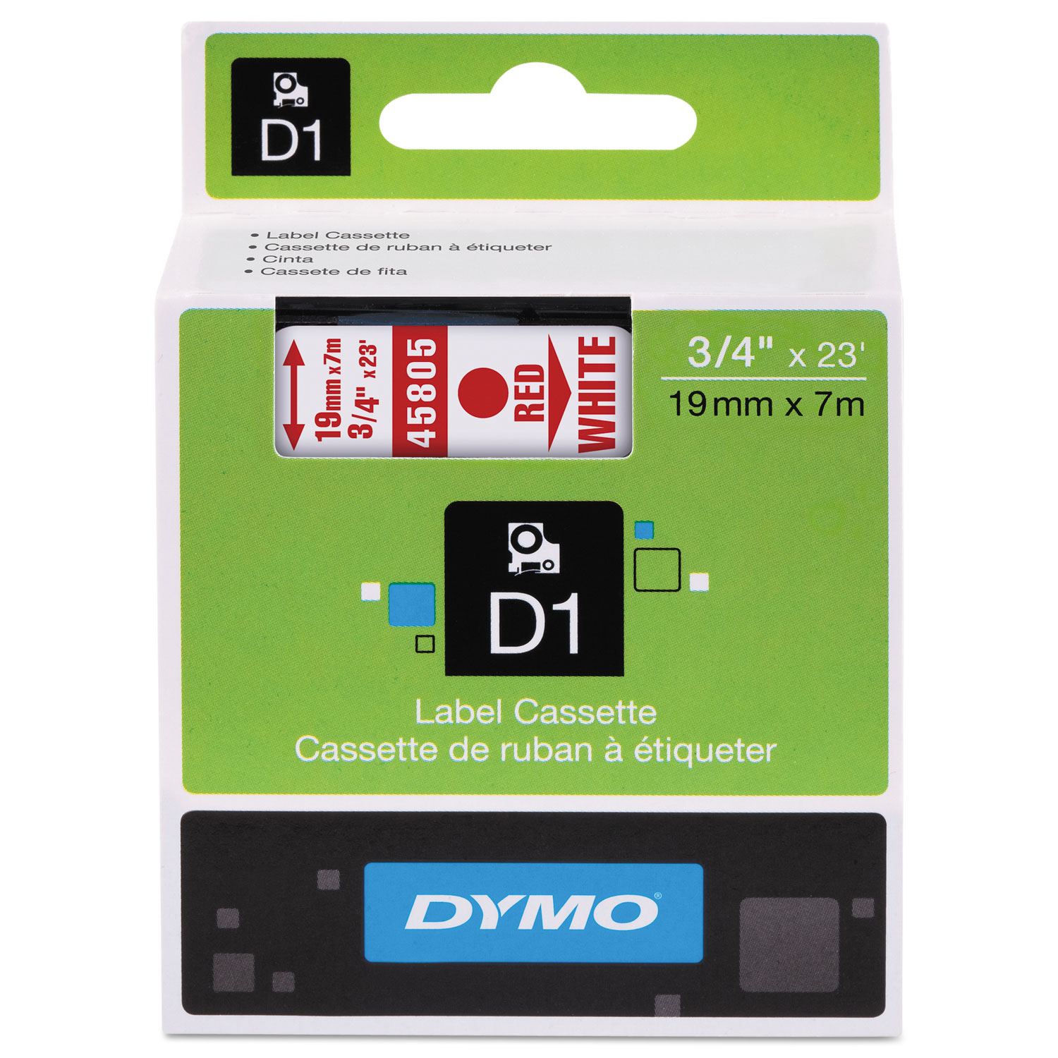 DYMO 41913 D1 High-Performance Polyester Removable Label Tape