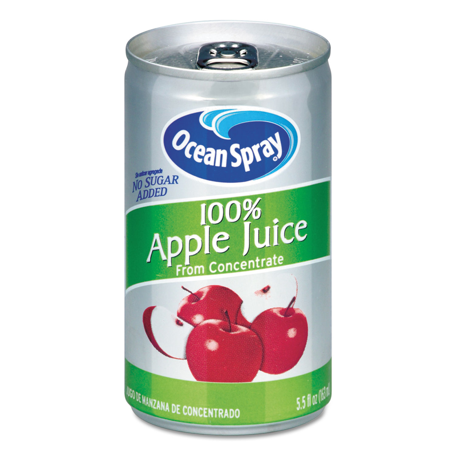 Ocean Spray 094251 100% Juice, Apple, 5.5 oz Can (OCS20452) 
