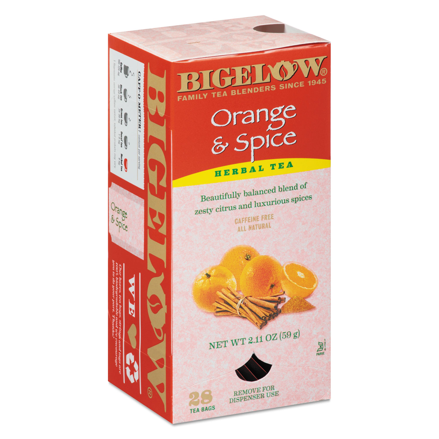 Orange and Spice Herbal Tea, 28/Box