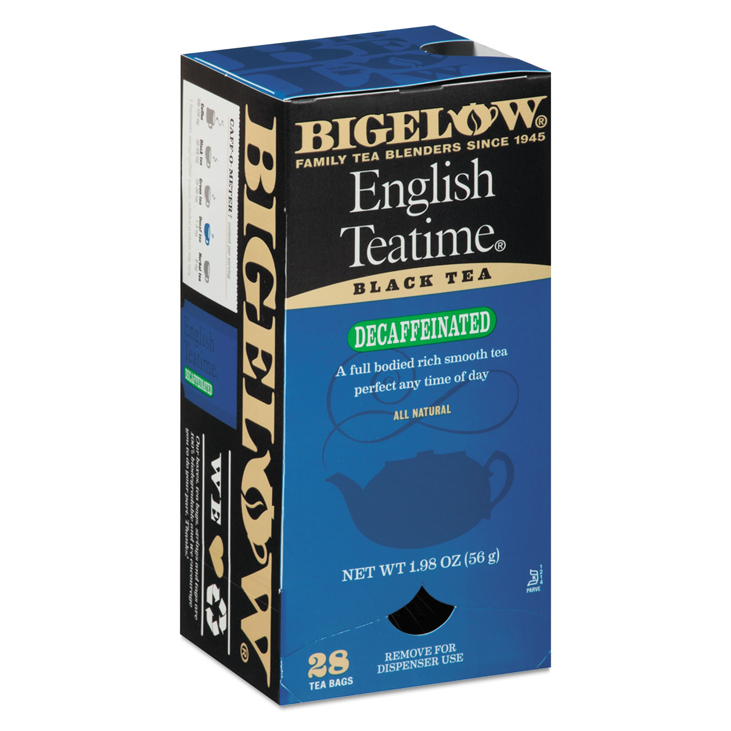  Bigelow RCB003571 Single Flavor Tea Decaf, English Teatime, 28/Box (BTC10357) 