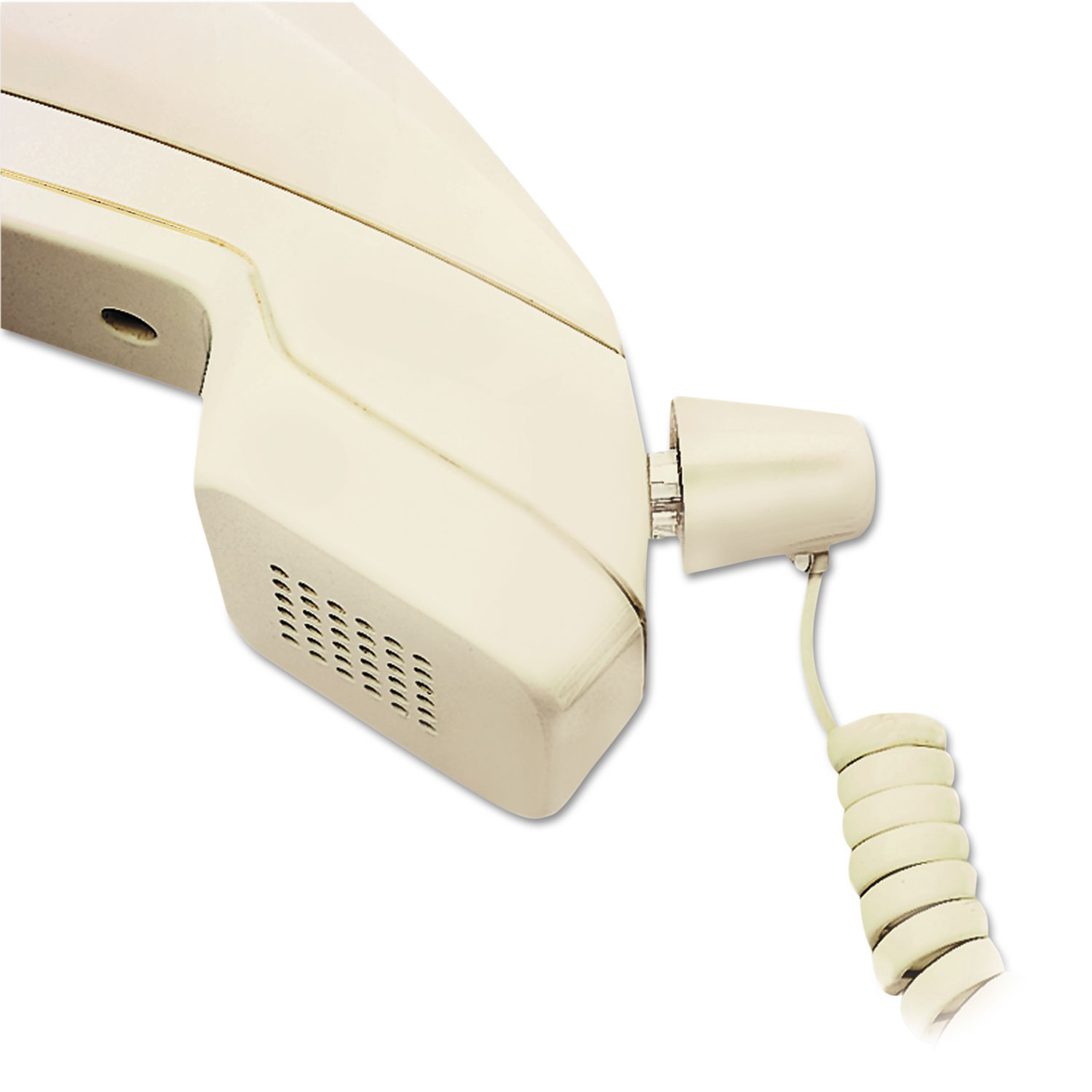 Twisstop Detangler w/Coiled, 25-Foot Phone Cord, Ivory