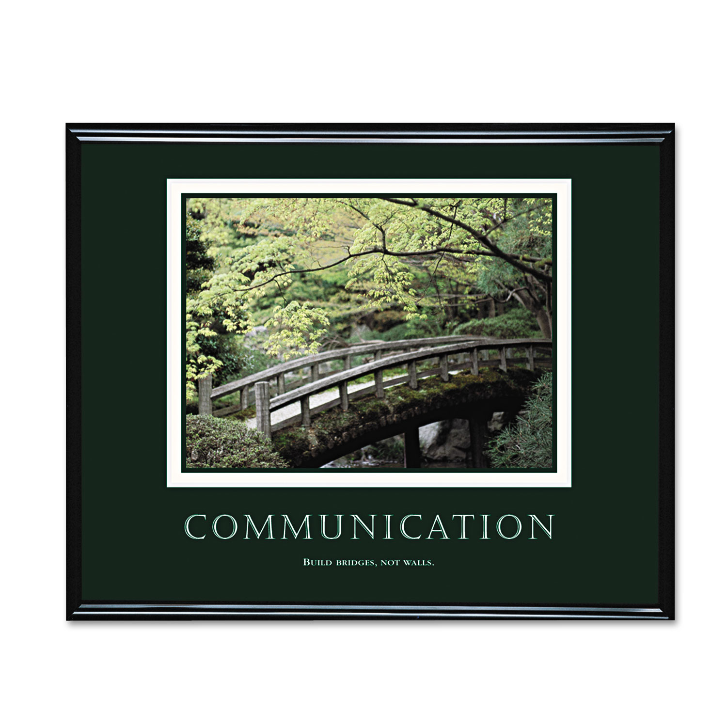 Communication Framed Motivational Print, 30w x 24h
