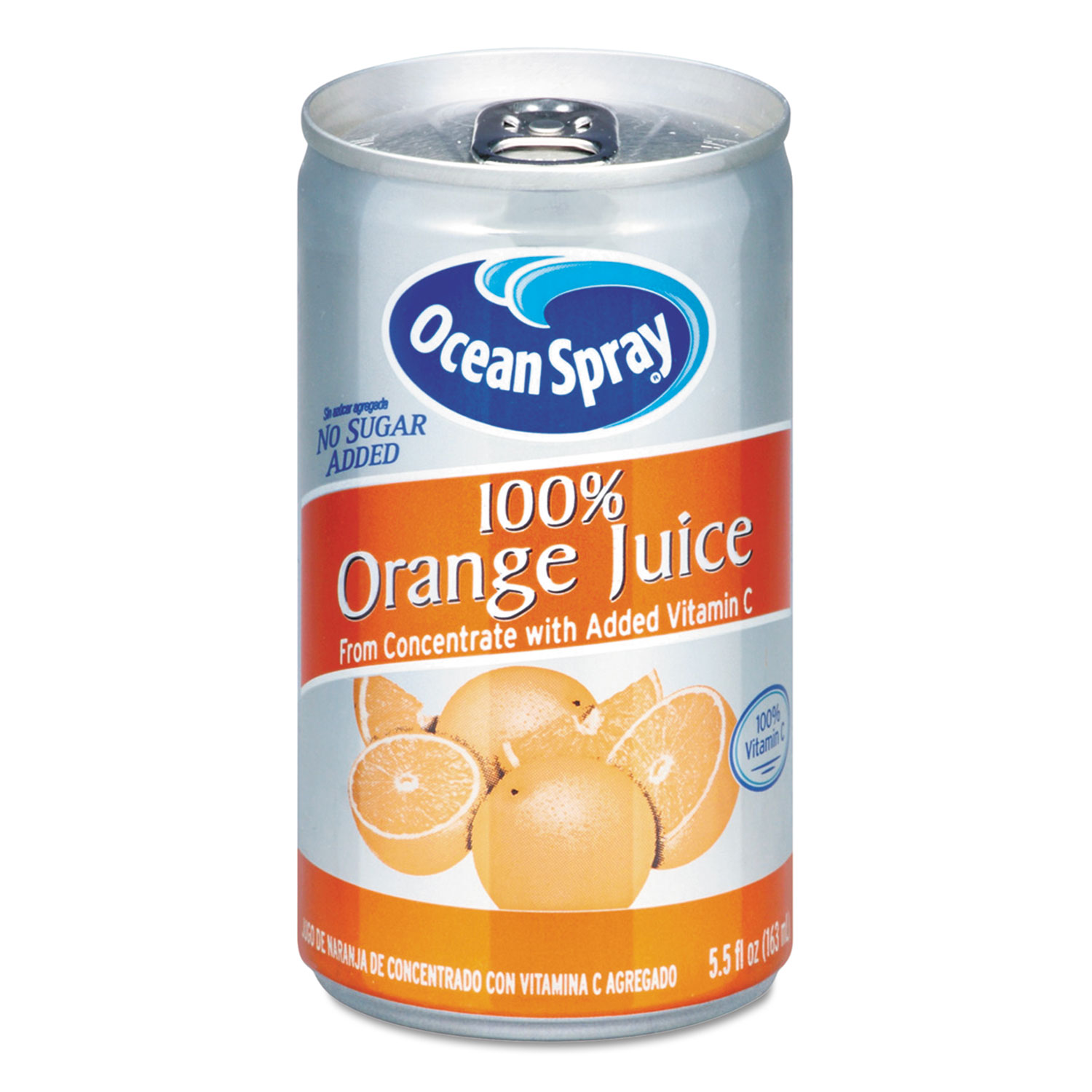  Ocean Spray 094252 100% Juice, Orange, 5.5 oz Can (OCS20453) 