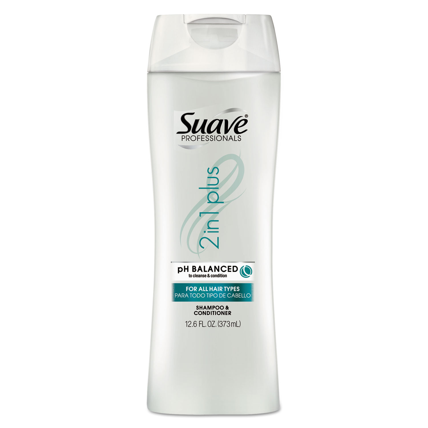  Diversey CB737964 Suave Shampoo Plus Conditioner, 12.6 oz Bottle (DVOCB737964) 