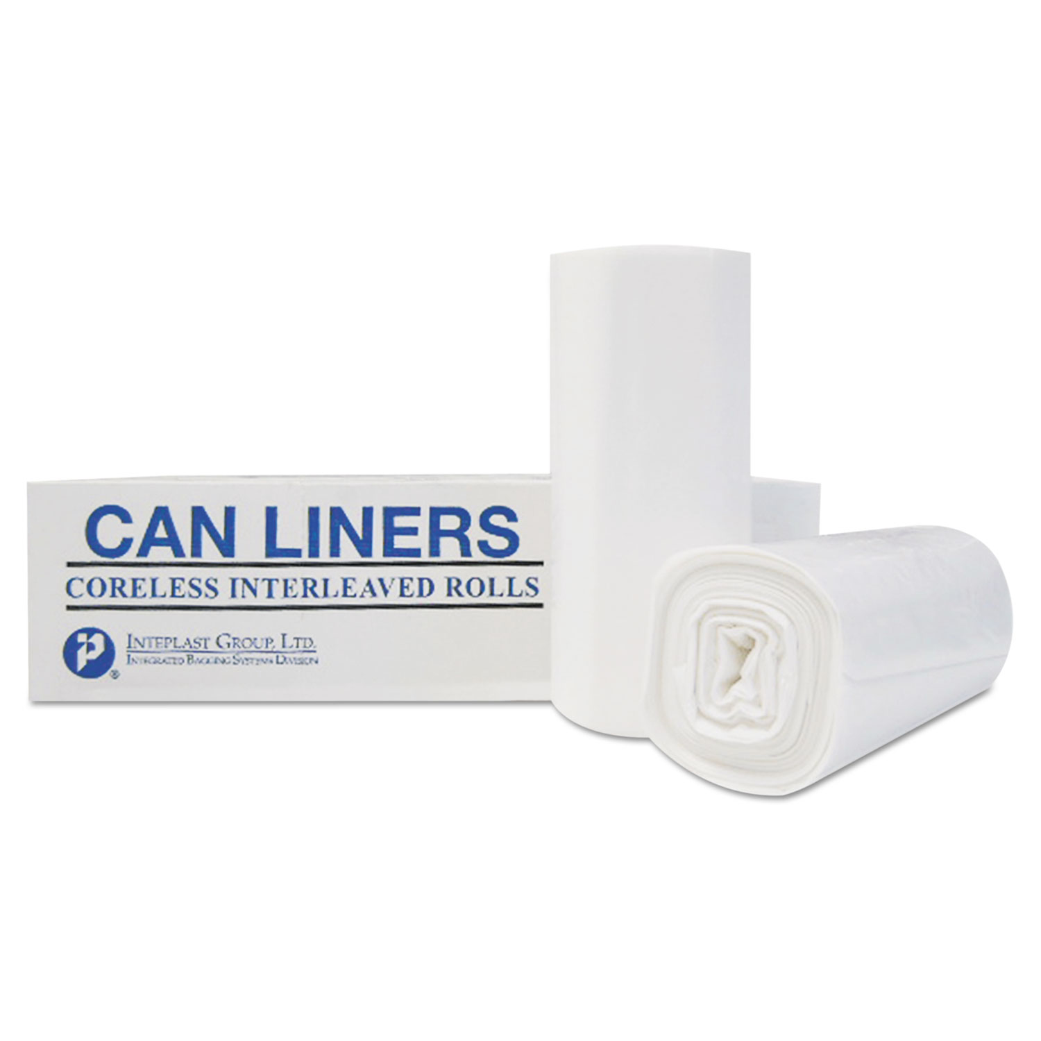 High-Density Can Liner, 36 x 58, 55-Gallon, 12 Micron, Clear, 200/Carton