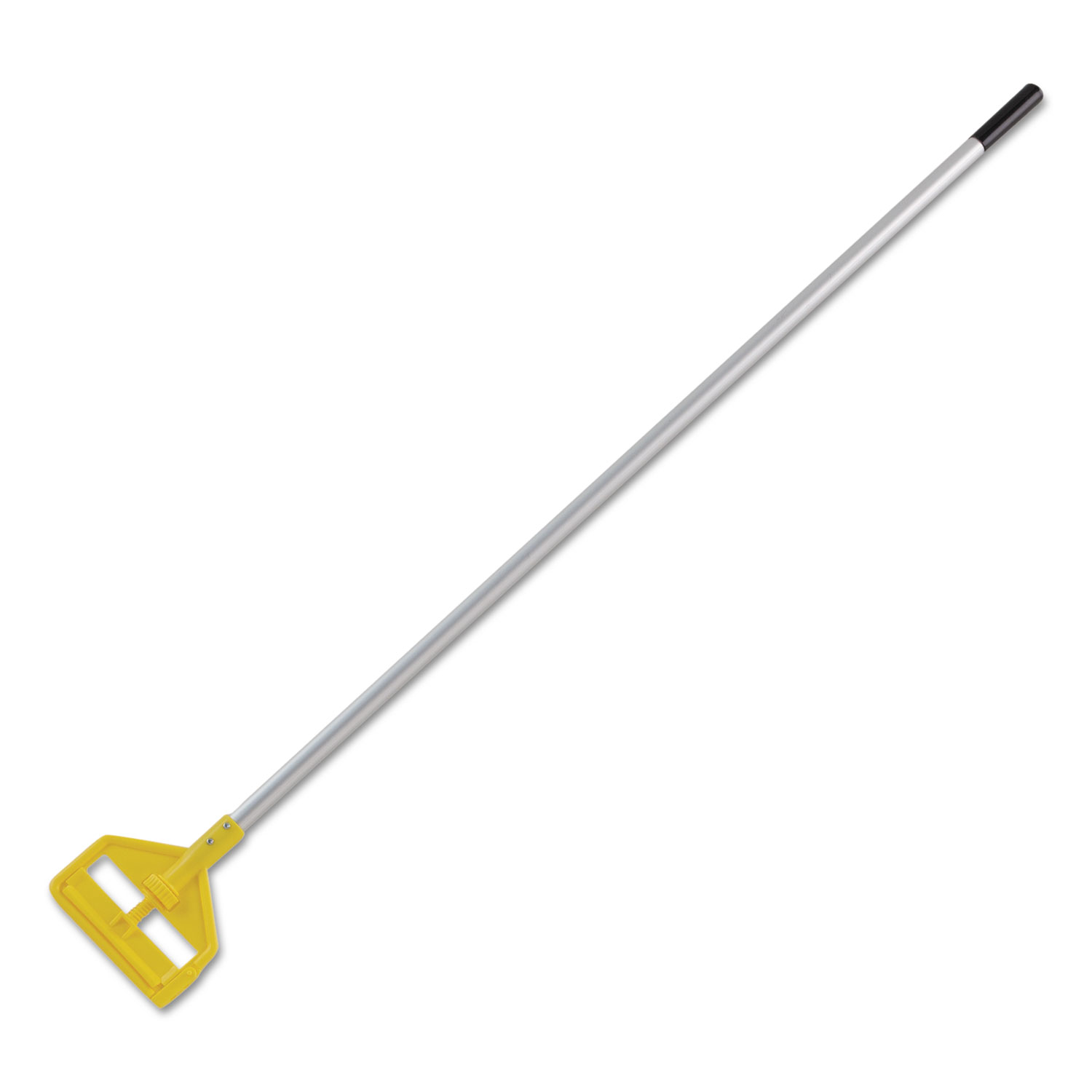  Rubbermaid Commercial FGH126000000 Invader Aluminum Side-Gate Wet-Mop Handle, 60, Gray/Yellow (RCPH126) 