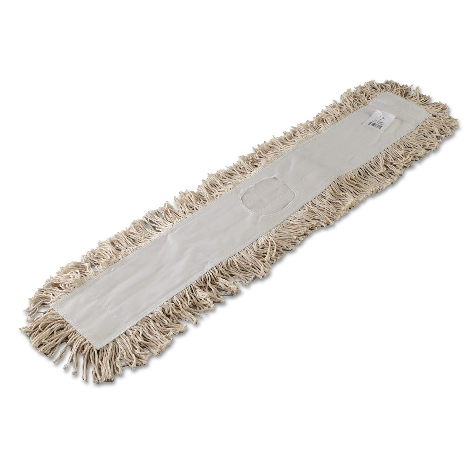 Mop Head, Dust, Cotton, 36 x 3, White