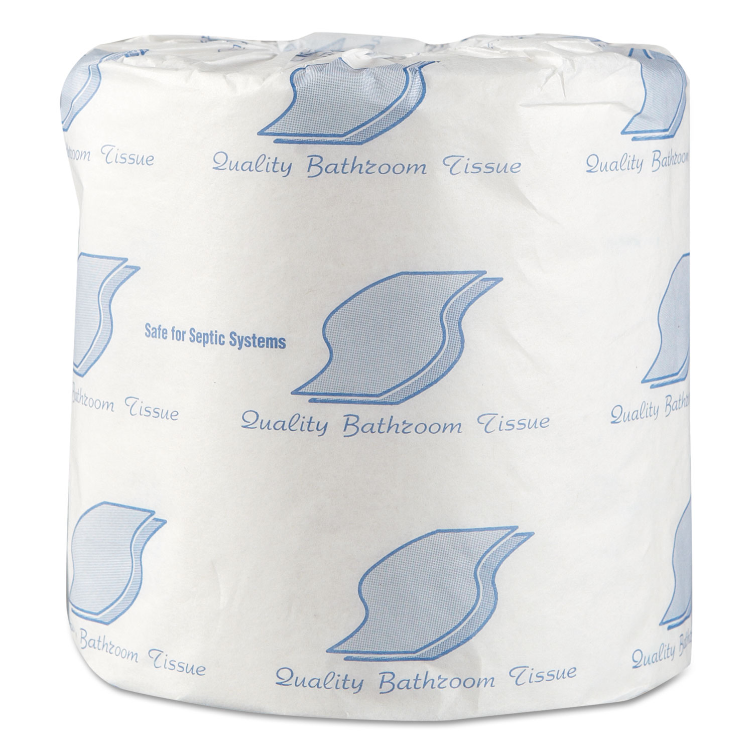  GEN GN218 Standard Bath Tissue, Septic Safe, 1-Ply, White, 1,000 Sheets/Roll, 96 Wrapped Rolls/Carton (GEN218) 