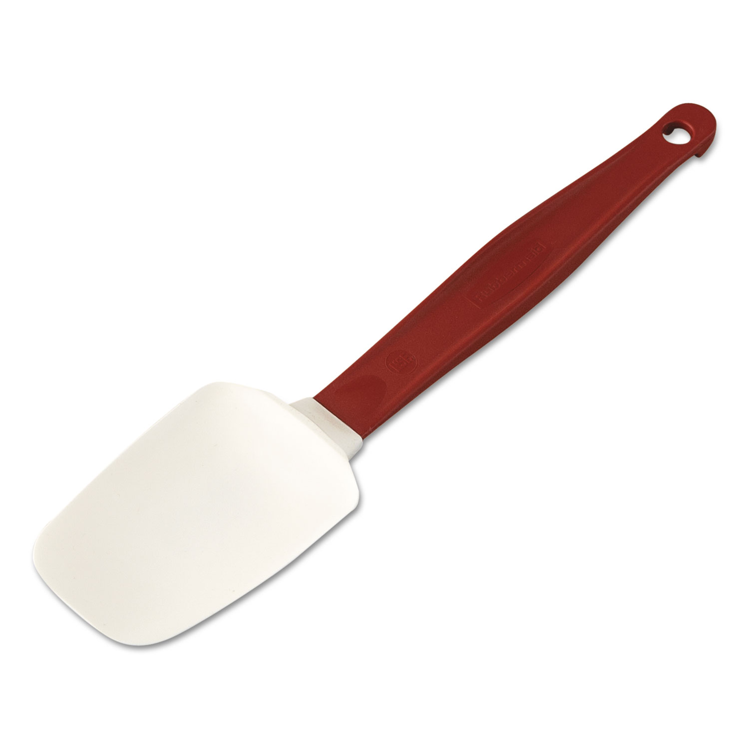 High Heat Scraper Spoon, Red w/White Blade, 9-1/2