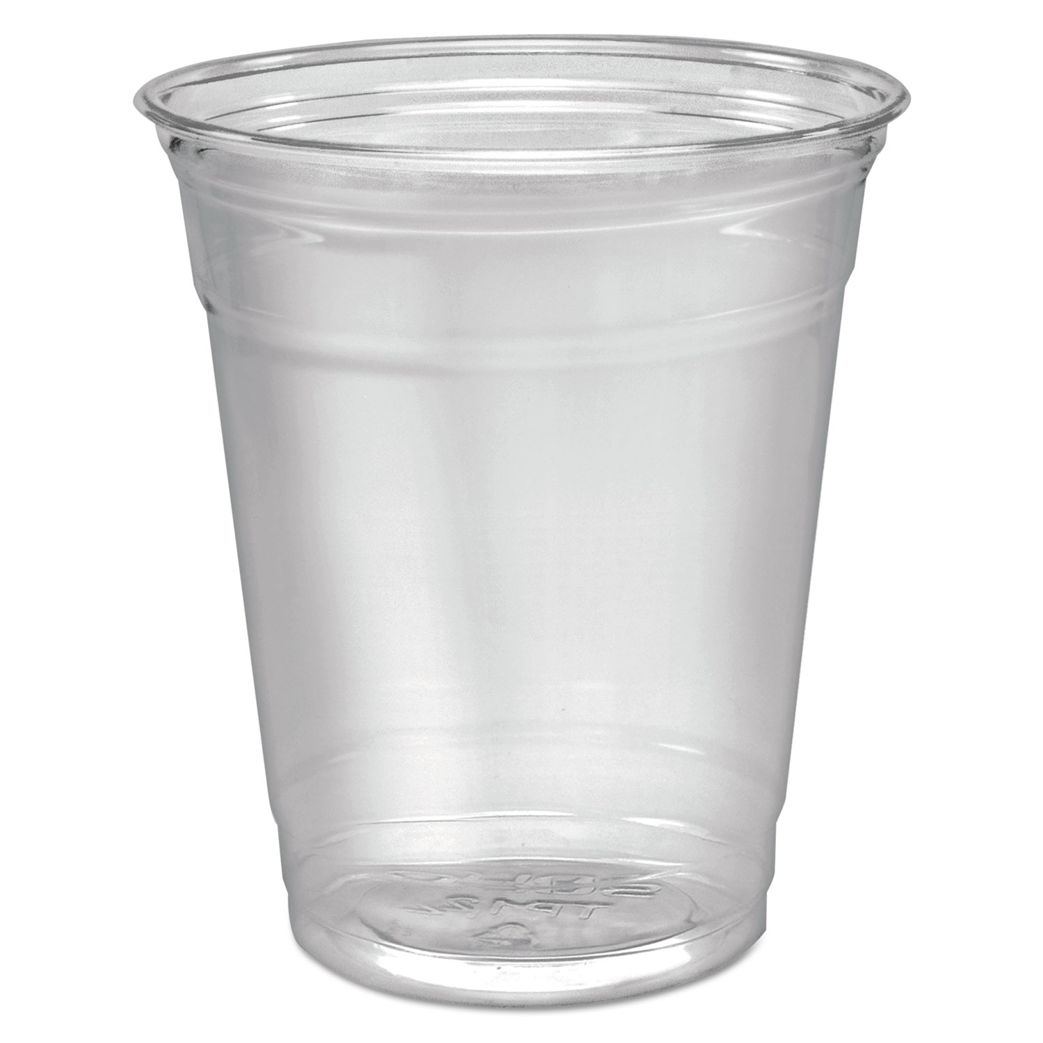 Choice 20 oz. Clear PET Plastic Cold Cup with Dome Lid with No Hole -  50/Pack