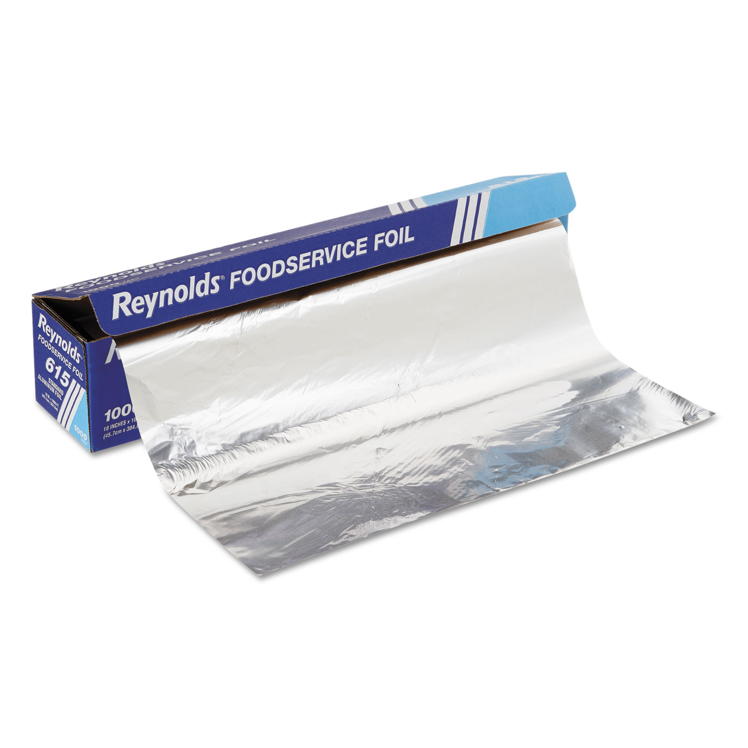  Reynolds Wrap 000000000000000615 Standard Aluminum Foil Roll, 18 x 1000 ft, Silver (RFP615) 