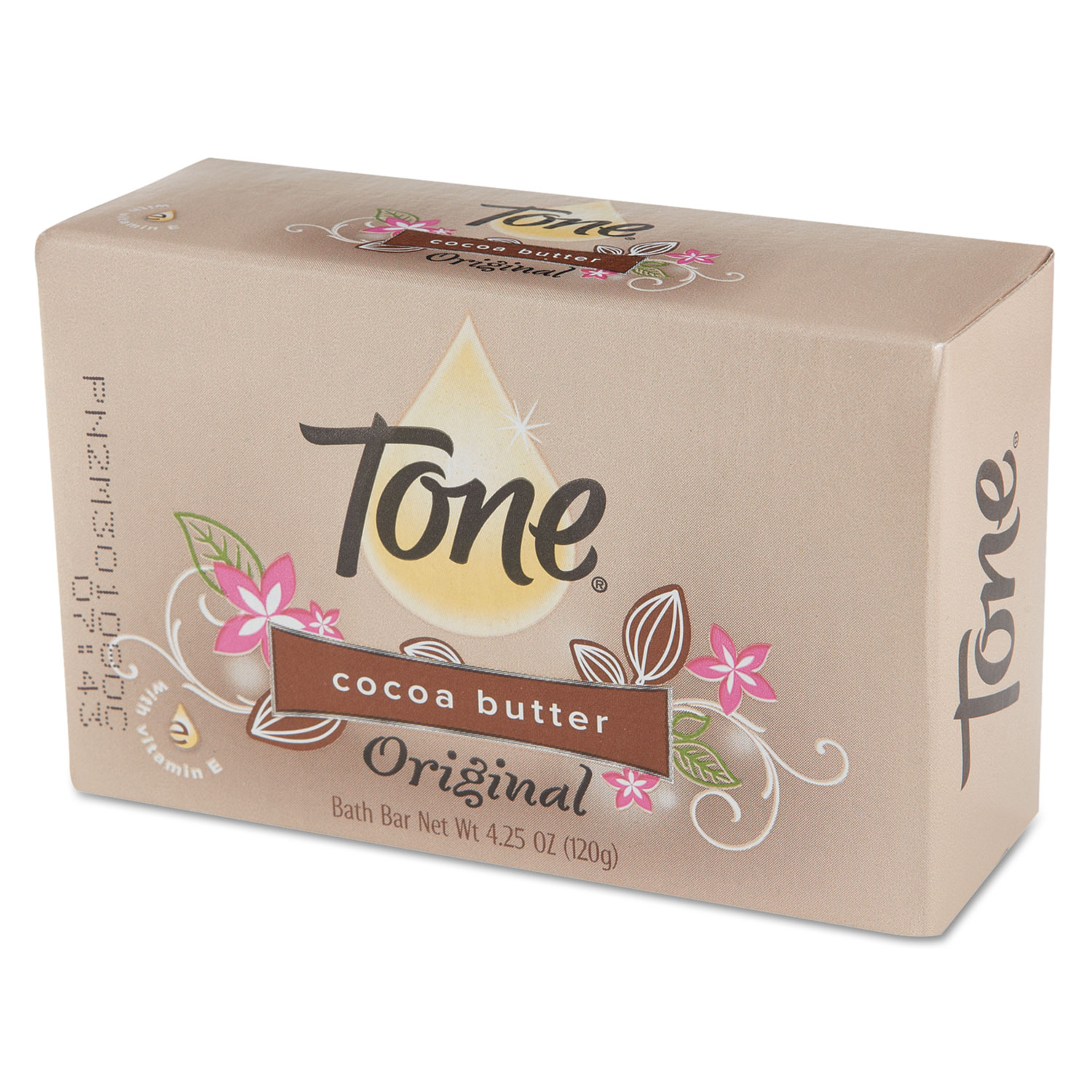  Tone 99270 Skin Care Bar Soap, Almond Color, 4 1/4 oz Individually Wrapped Bar, 48/Carton (DIA99270) 