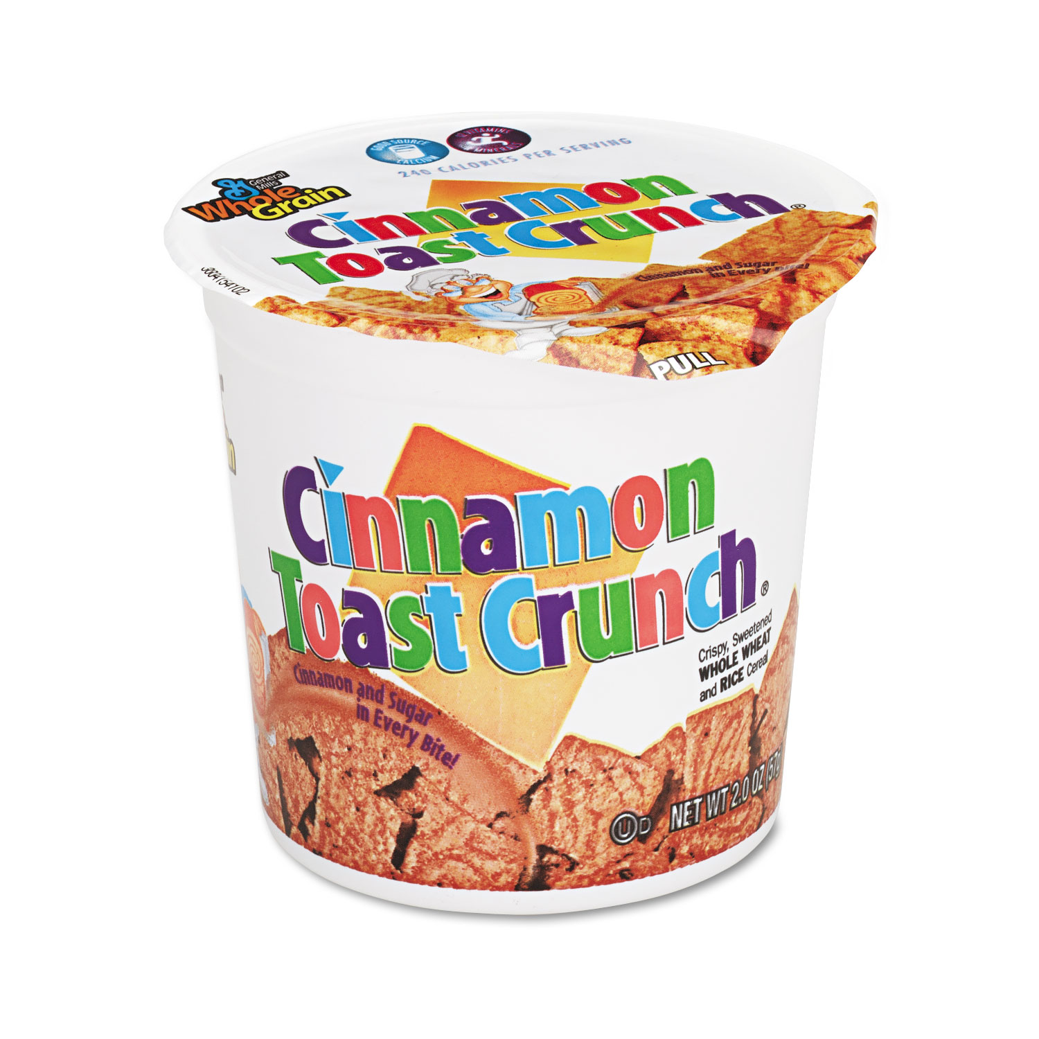  General Mills GEM13897 Cinnamon Toast Crunch Cereal, Single-Serve 2.0oz Cup, 6/Pack (AVTSN13897) 