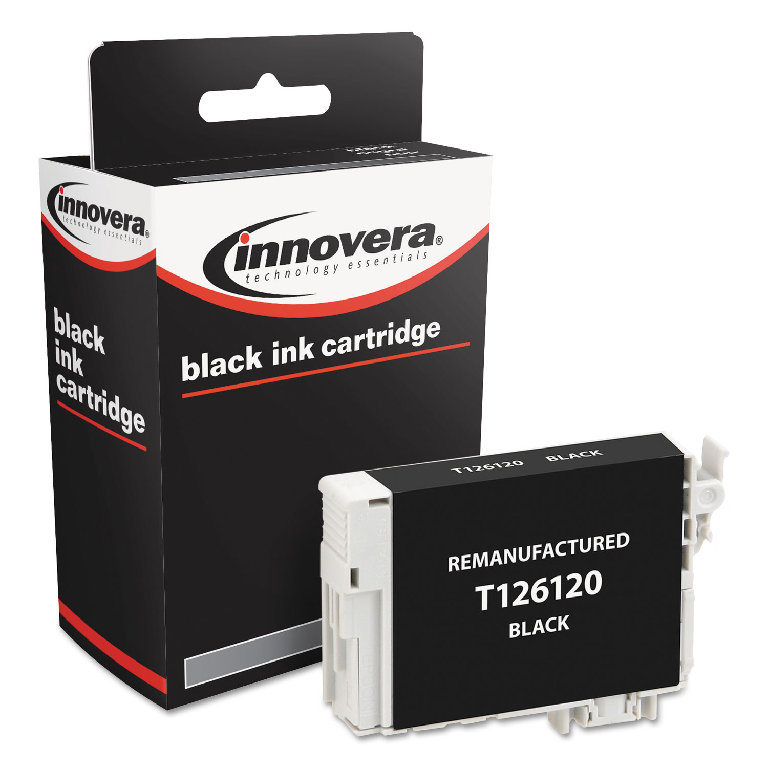 Remanufactured T126120 (126) Ink, 385 Page-Yield, Black