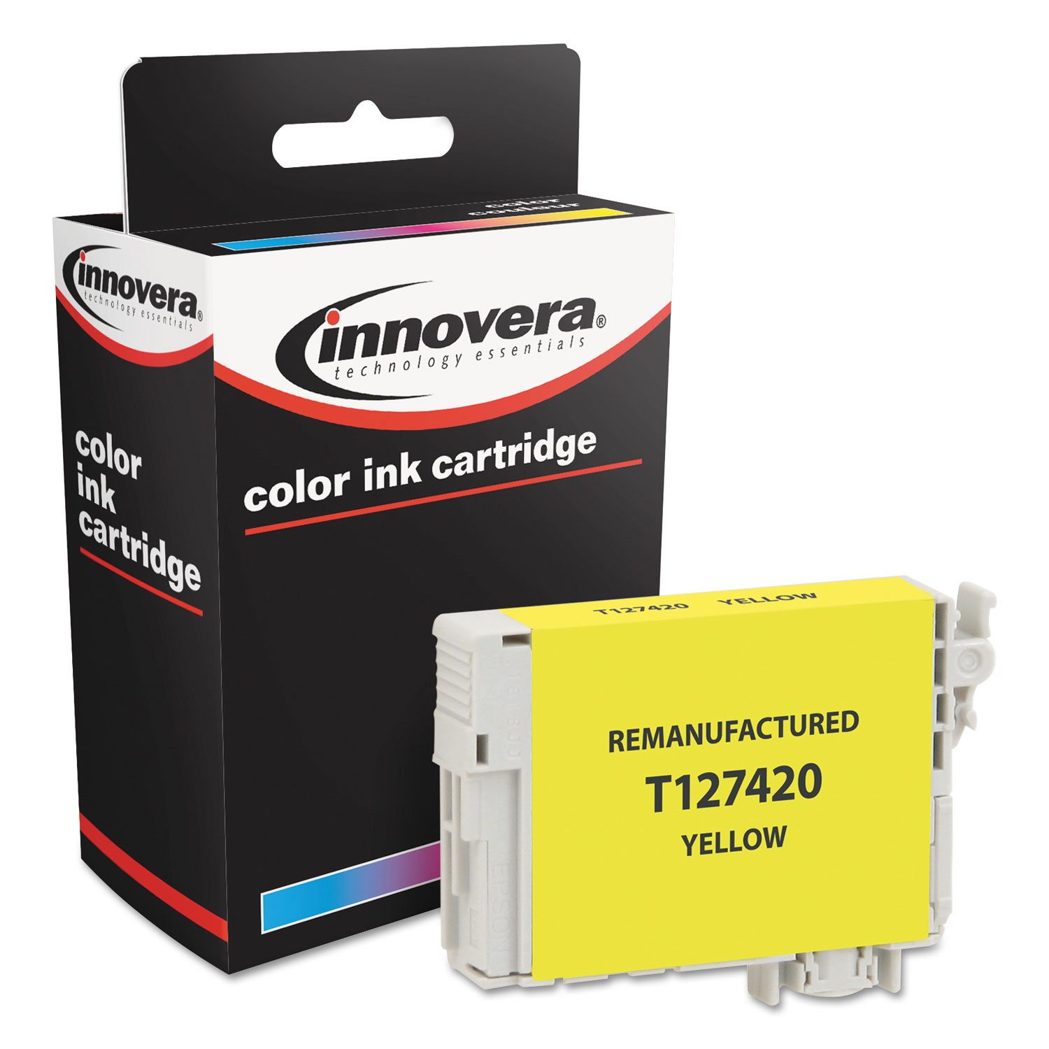 Remanufactured T127420 (127) Ink, Yellow