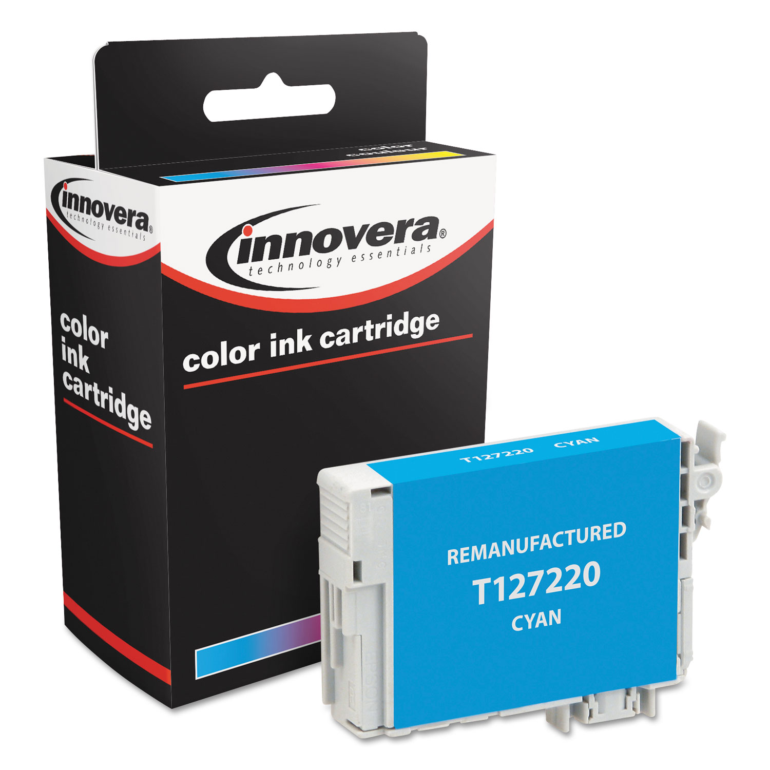Remanufactured T127220 (127) Ink, 755 Page-Yield, Cyan
