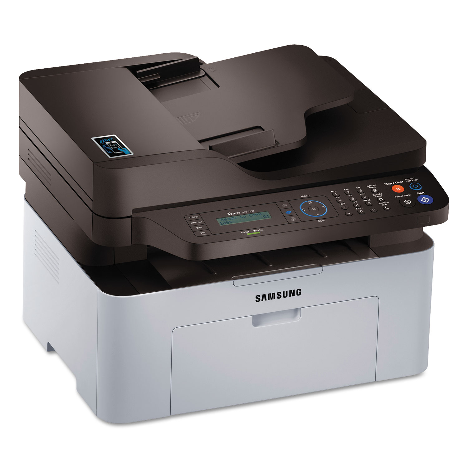 Xpress SL-M2070FW Wireless Laser Multifunction Printer, Copy/Fax/Print/Scan
