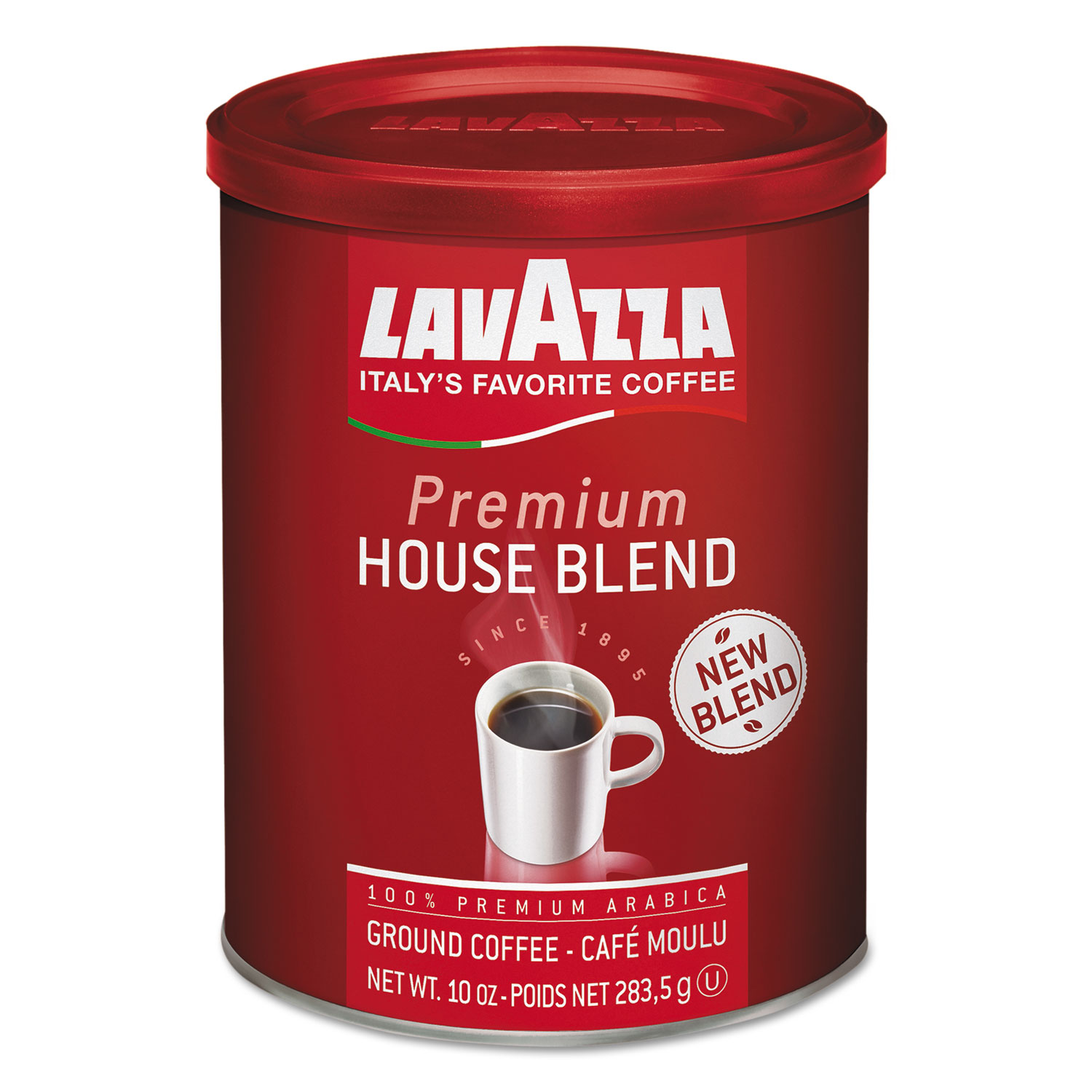  Lavazza 2709 Premium House Blend Ground Coffee, Medium Roast, 10 oz Can (LAV2709) 