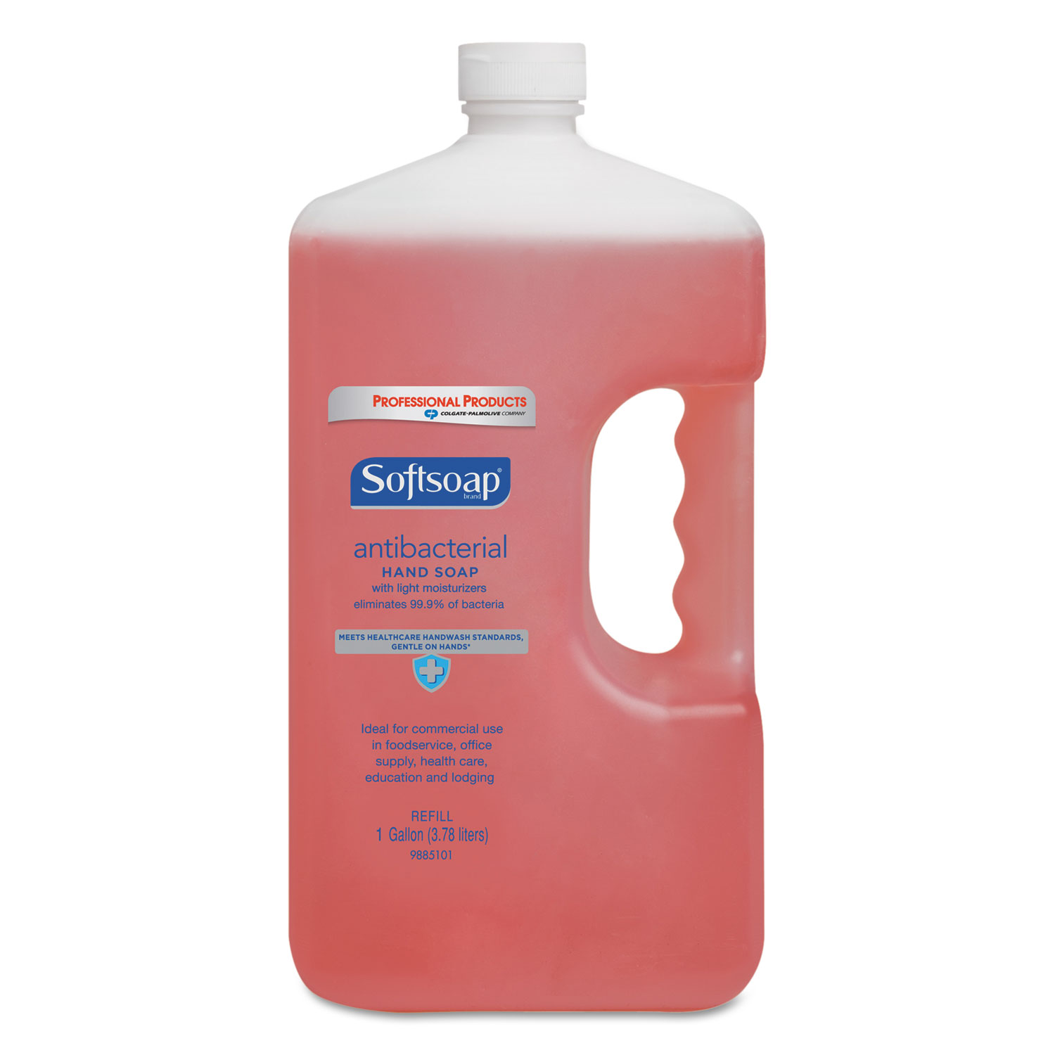  Softsoap 01903 Antibacterial Liquid Hand Soap Refill, Crisp Clean, Pink, 1gal Bottle, 4/Carton (CPC01903CT) 