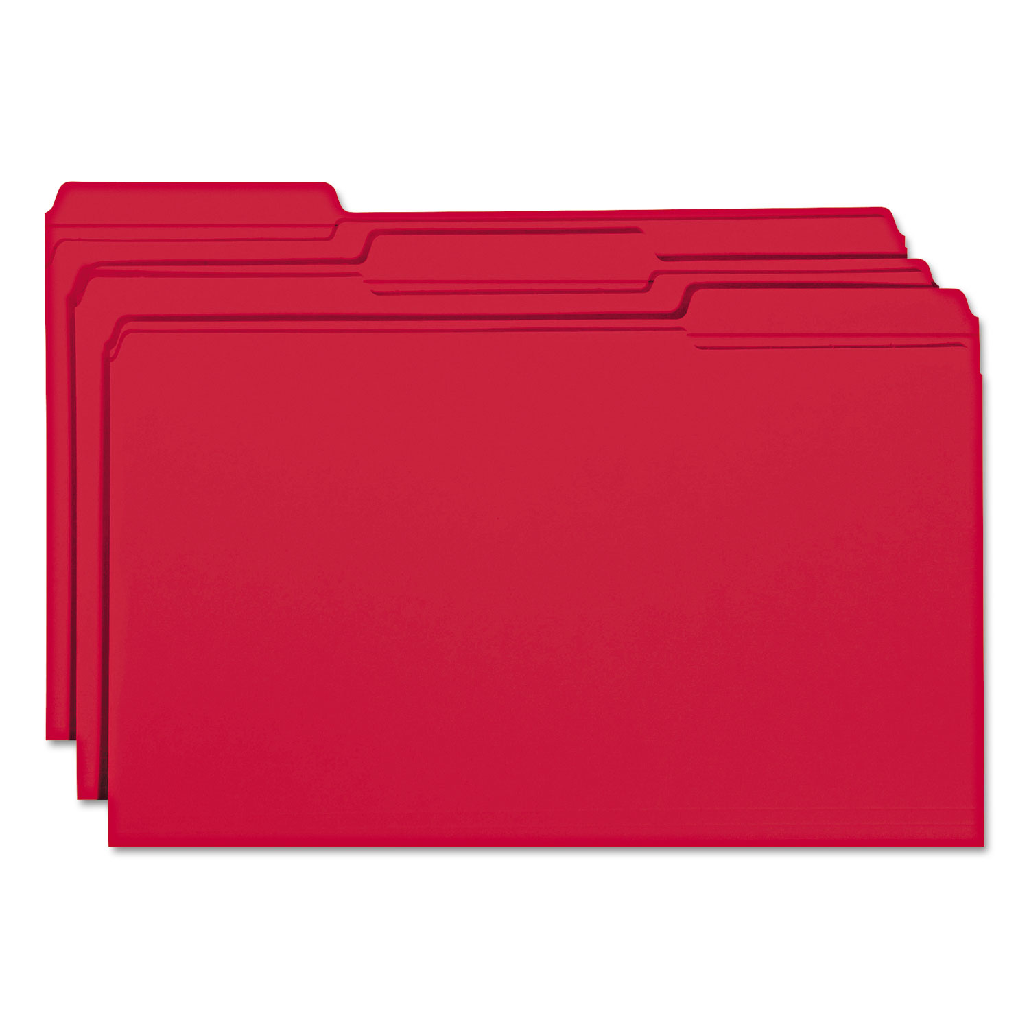 Smead Reinforced Top Tab Colored File Folders, 1/3-Cut Tabs, Legal Size ...