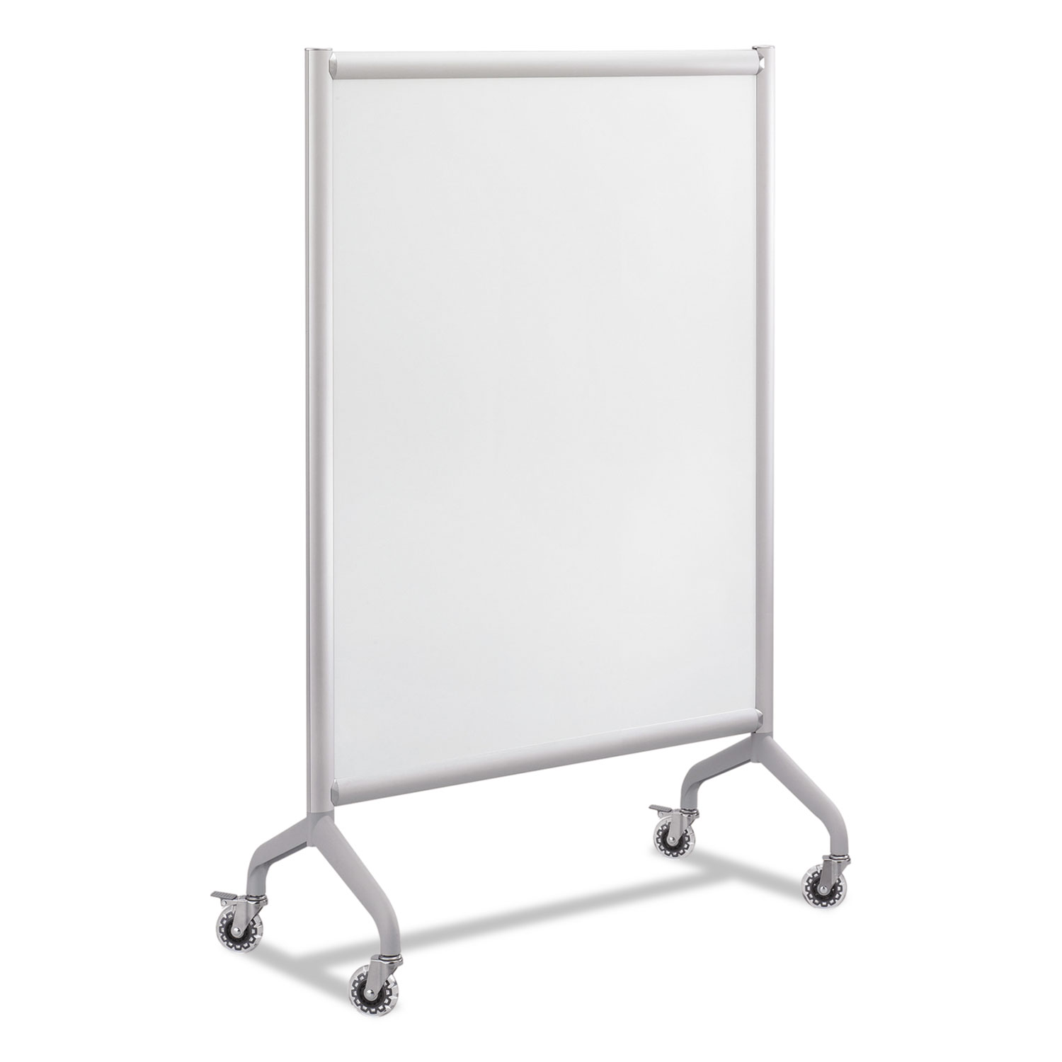 Safco 2014WBS Rumba Full Panel Whiteboard Collaboration Screen, 36w x 16d x 54h, White/Gray (SAF2014WBS) 