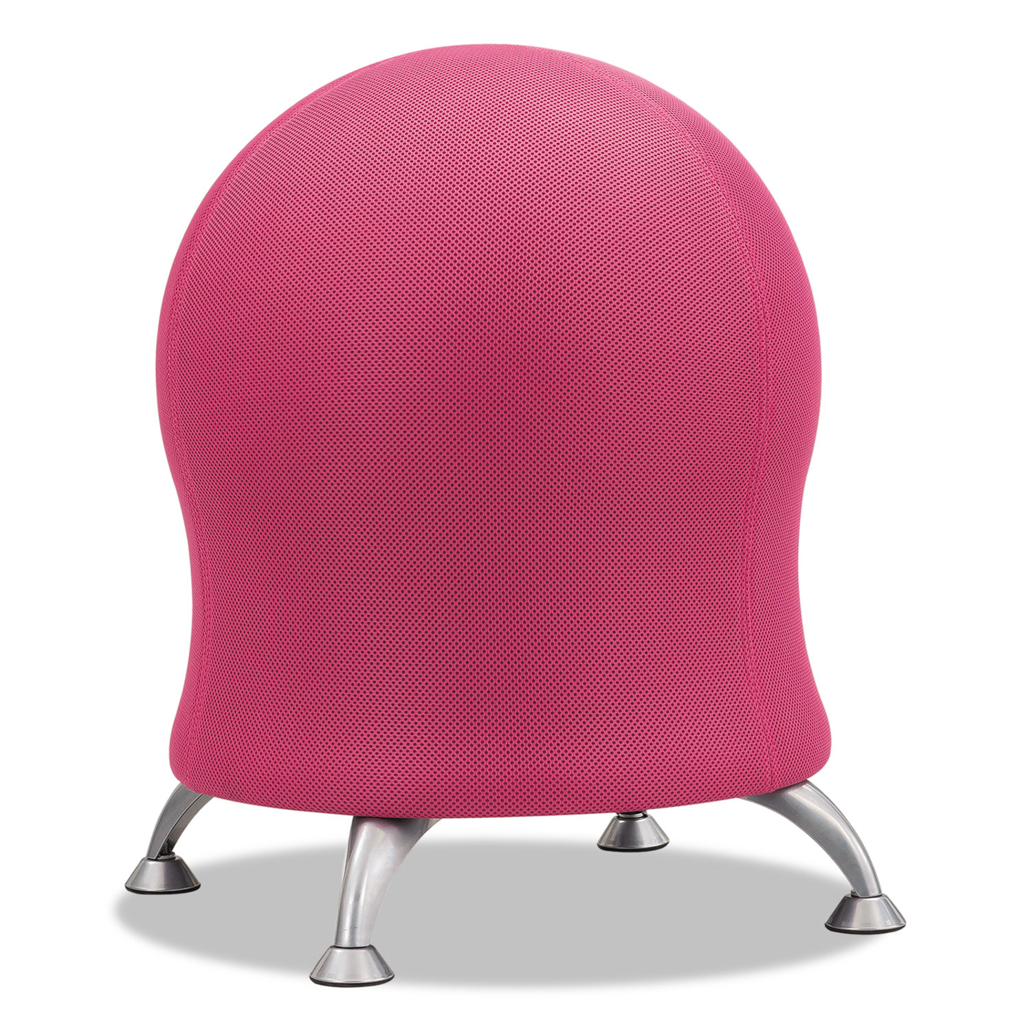 Zenergy Ball Chair, 22 1/2 Diameter x 23 High, Pink/Silver