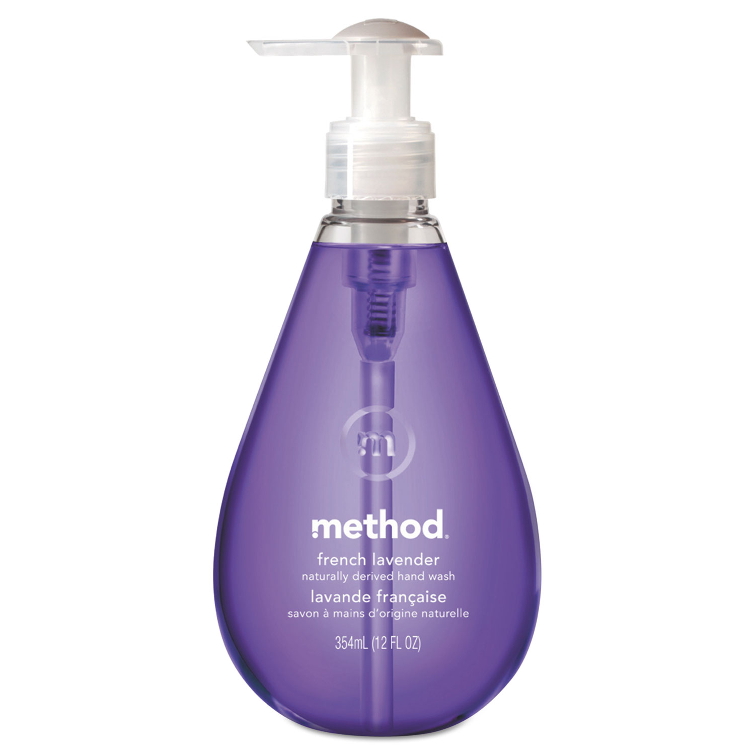  Method MTH00031 Gel Hand Wash, French Lavender, 12 oz Pump Bottle, 6/Carton (MTH00031CT) 