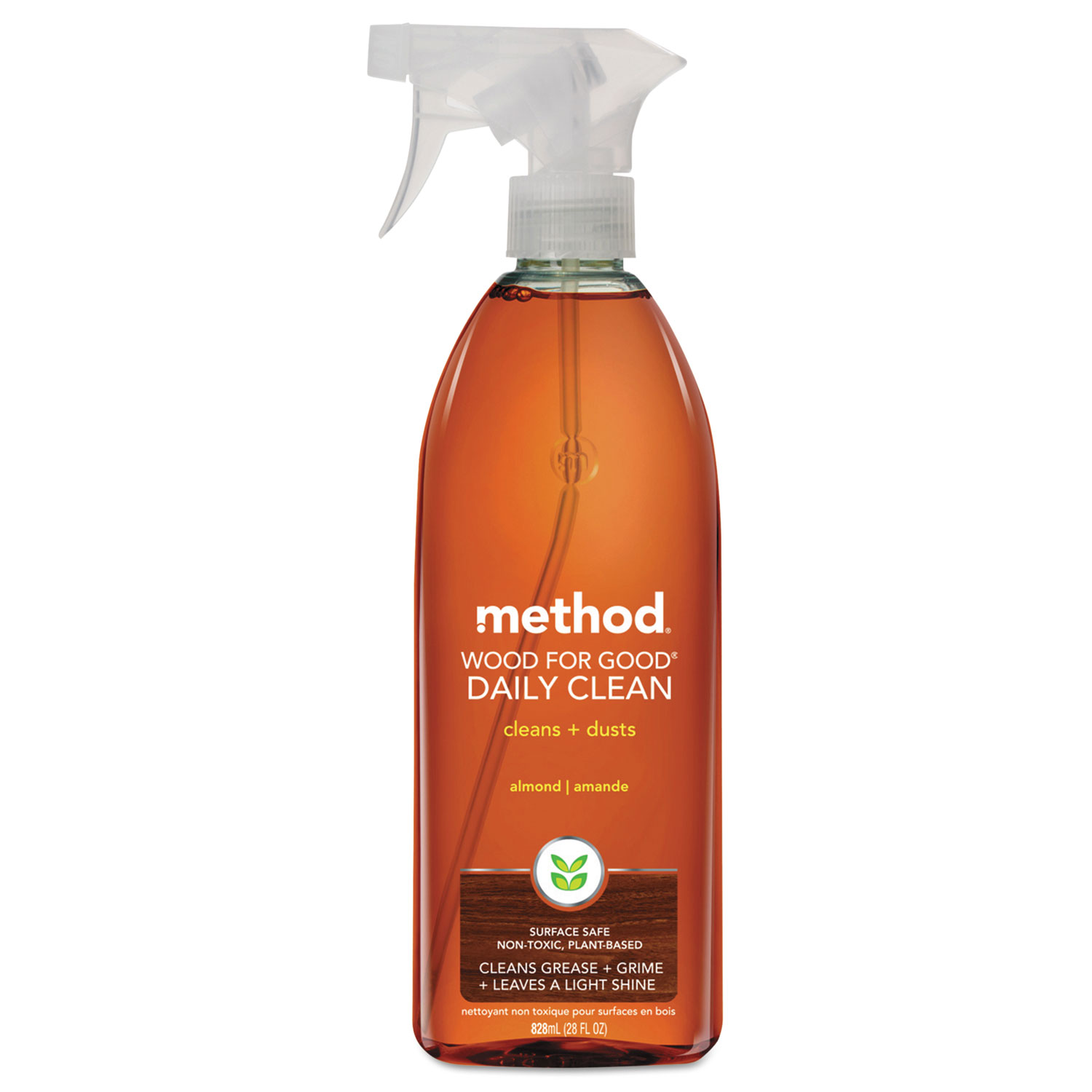 Method 01182 Wood for Good Daily Clean, 28 oz Spray Bottle (MTH01182) 