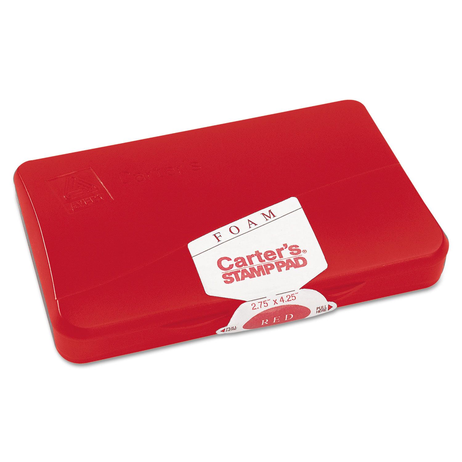  Carter's 21371 Foam Stamp Pad, 4 1/4 x 2 3/4, Red (AVE21371) 