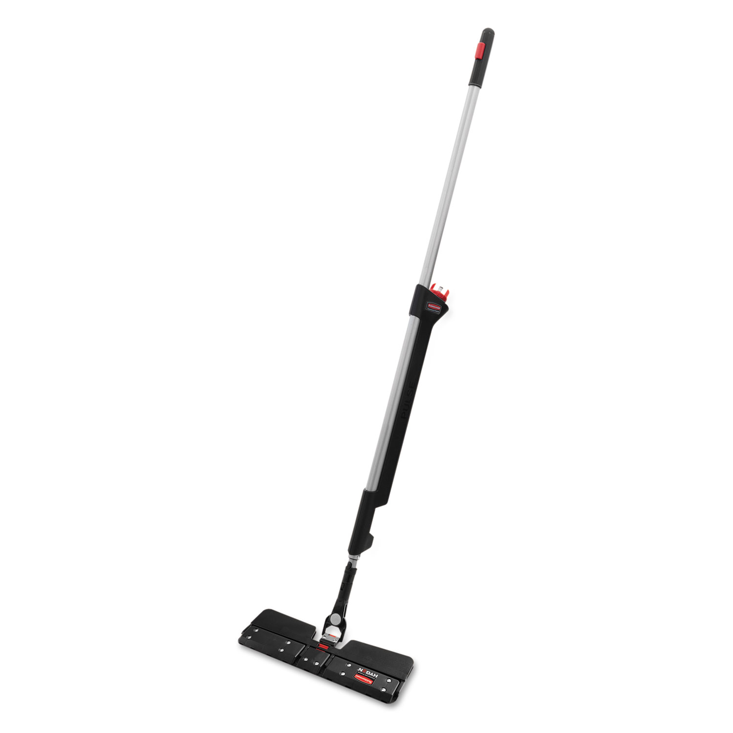 Pulse Executive Double-Sided Microfiber Spray Mop System, Black/Silver, 55.8