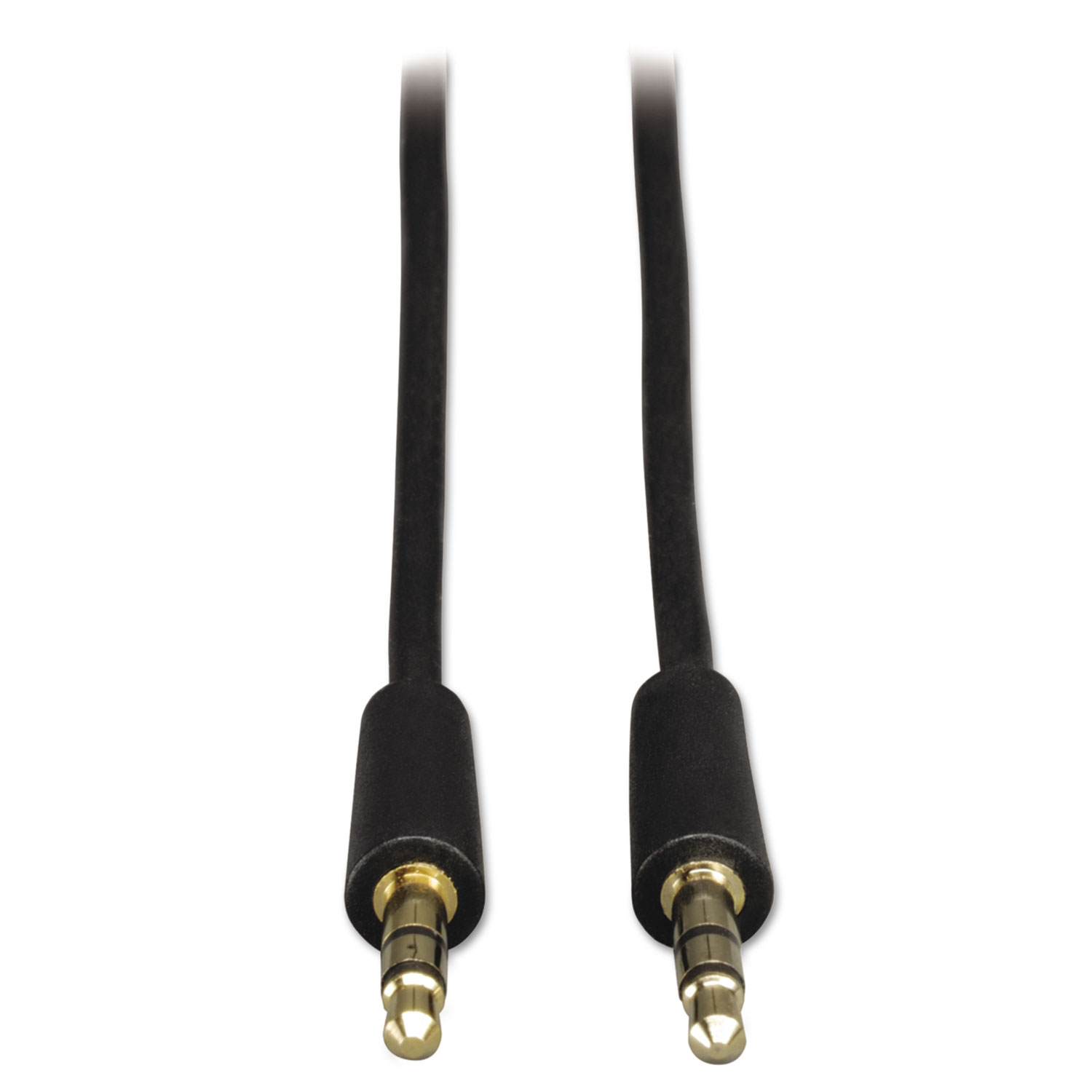 Audio Cables, 6 ft, Black, 3.5 mm Male; 3.5 mm Male