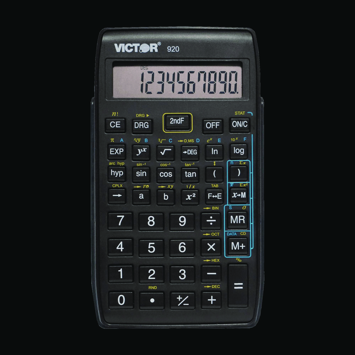  Victor 920 920 Compact Scientific Calculator with Hinged Case,10-Digit, LCD (VCT920) 