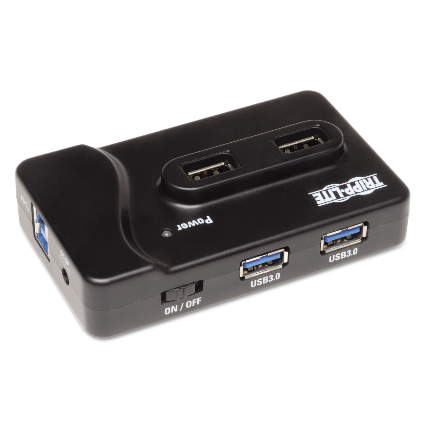 6-Port USB 3.0 SuperSpeed Charging Hub, Black