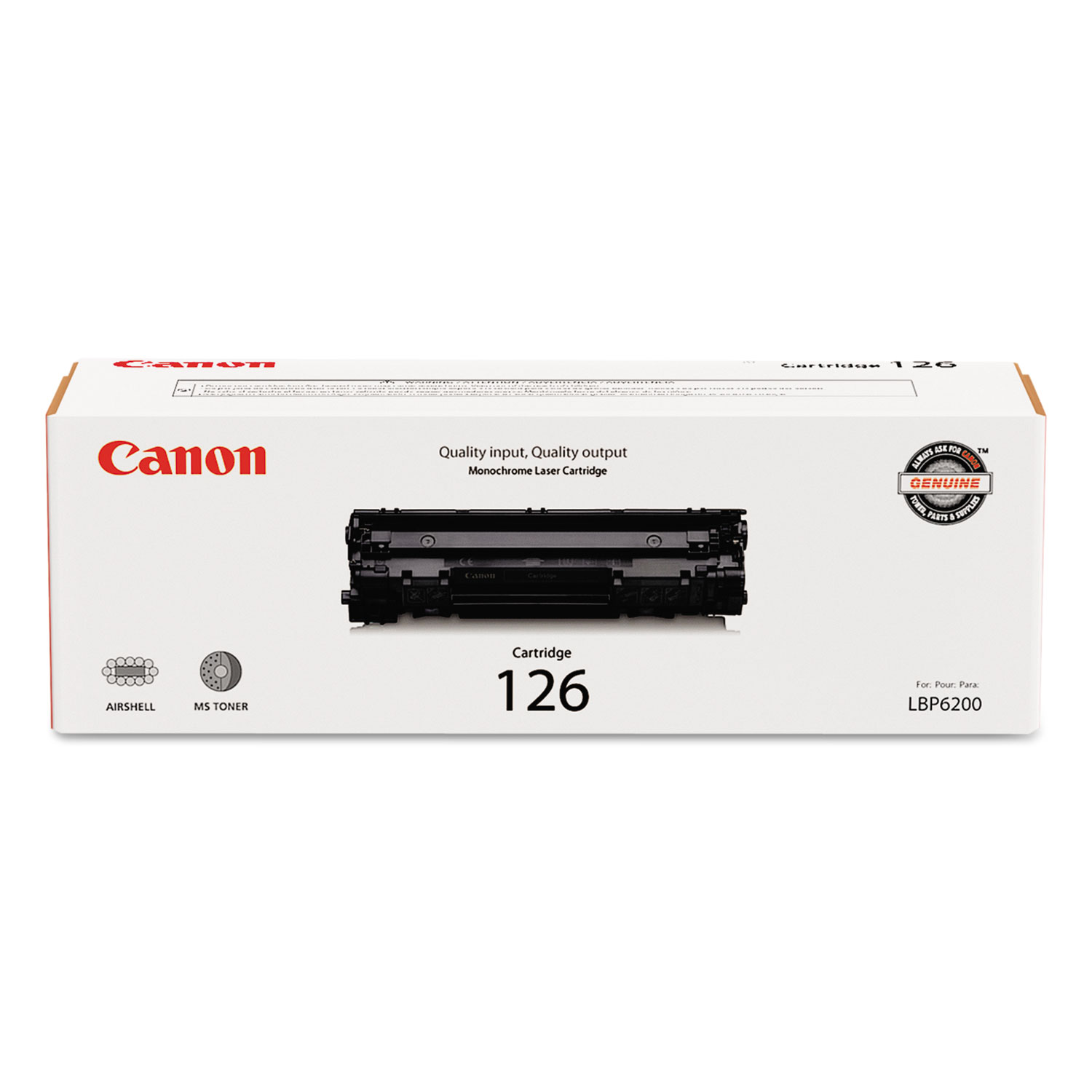  Canon 3483B001 3483B001 (126) Toner, 2100 Page-Yield, Black (CNM3483B001) 