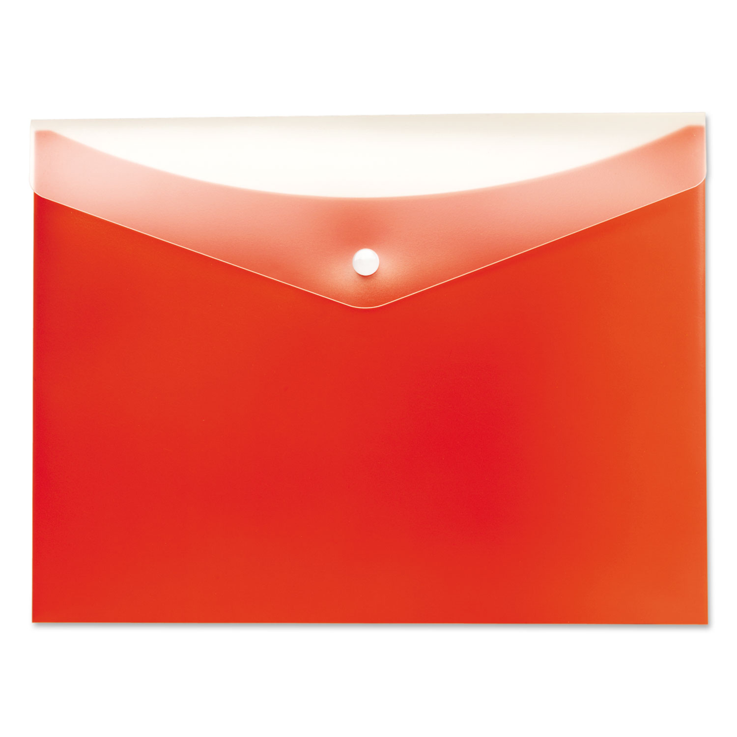 Poly Snap Envelope, 8 1/2 x 11, Tangerine