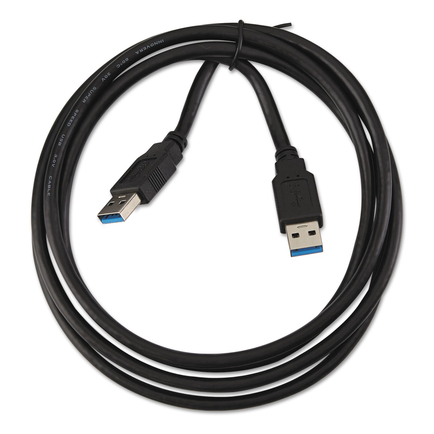 3.0 USB High Speed Cable, AM/AM, 6 ft., Black