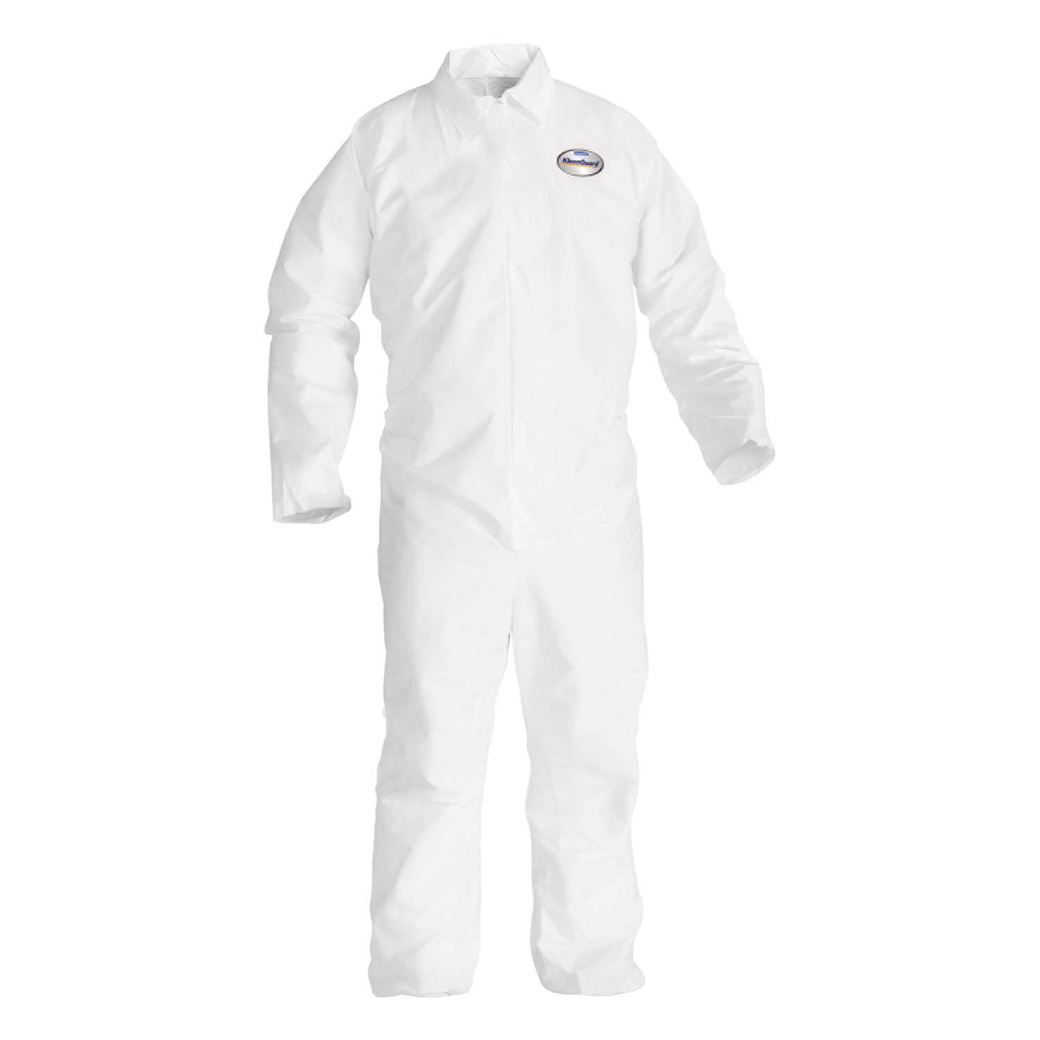 BP A20 Coveralls, MICROFORCE Barrier SMS Fabric, White, Large, 24/Carton